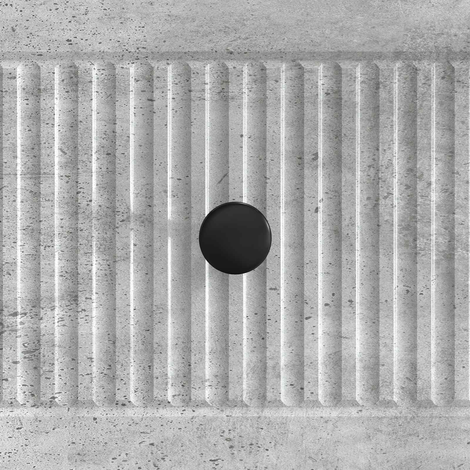 Meuble TV Gris béton 102 x 34,5 x 50 cm Bois d'ingénierie - XIOS