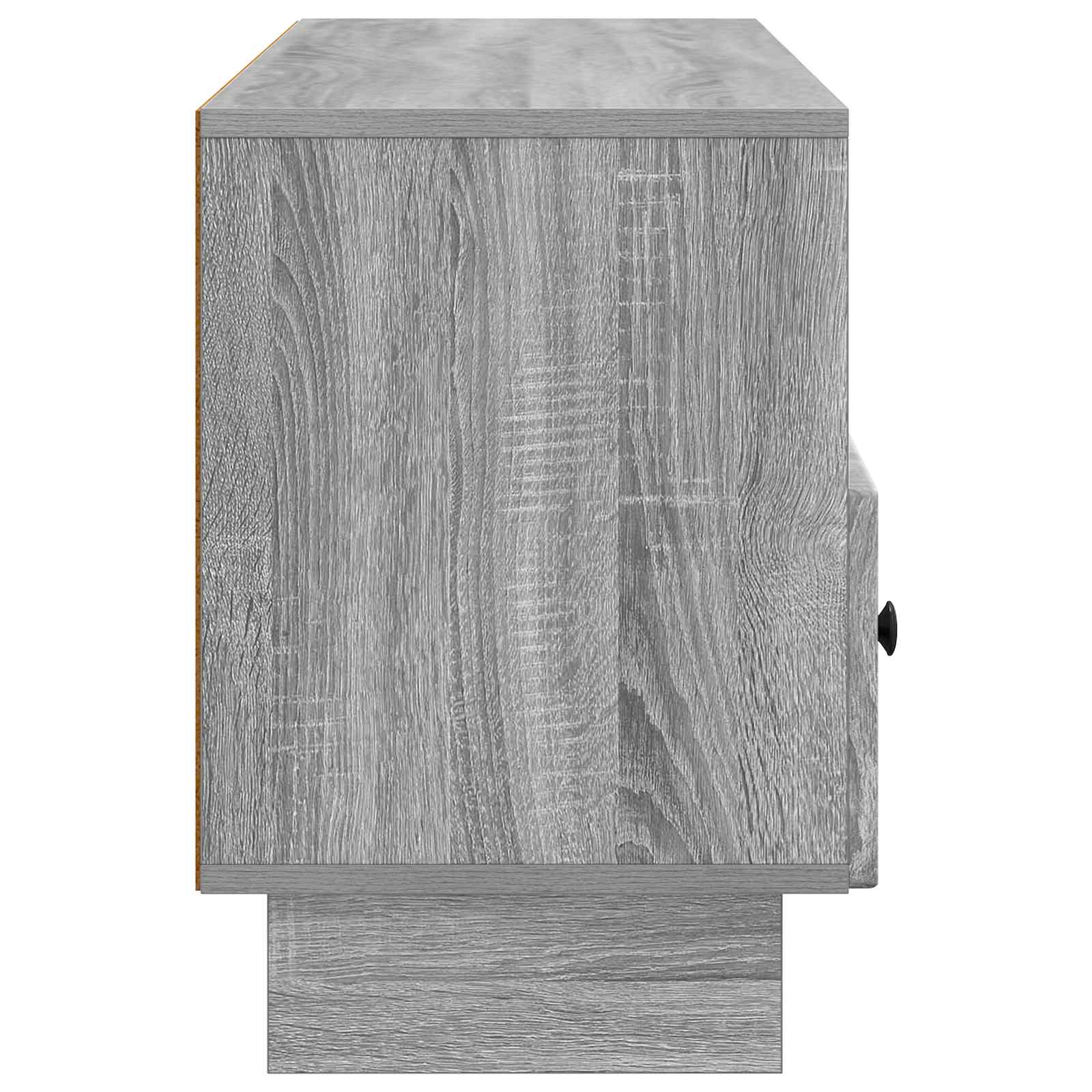 Meuble TV Sonoma gris 102 x 34,5 x 50 cm Bois d'ingénierie - XIOS