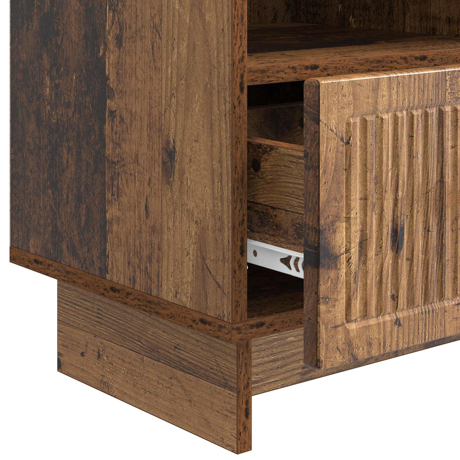 Meuble TV Bois ancien 102 x 34,5 x 50 cm Bois d'ingénierie - XIOS