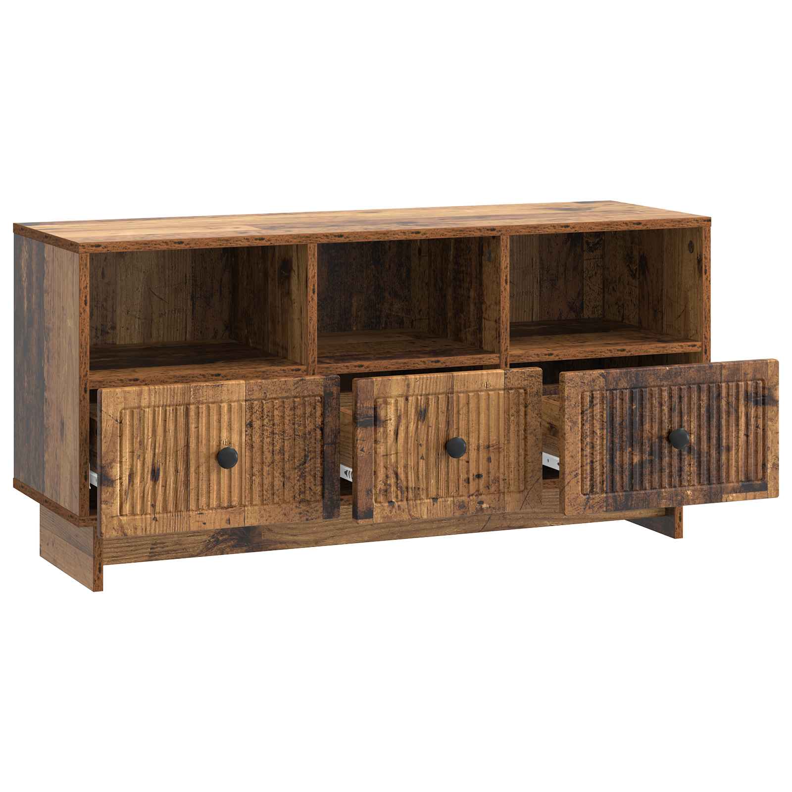 Meuble TV Bois ancien 102 x 34,5 x 50 cm Bois d'ingénierie - XIOS