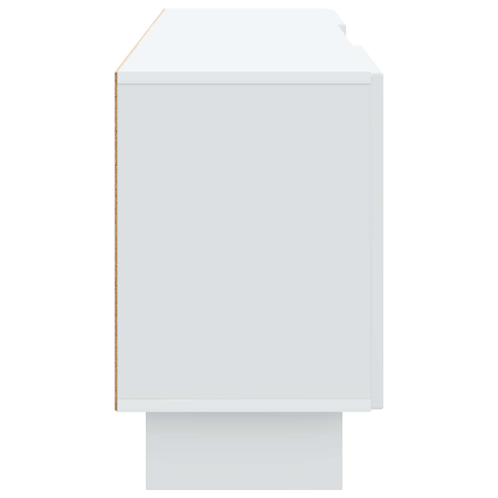 Meuble TV Blanc 150 x 31 x 50 cm Bois d’ingénierie - XIOS