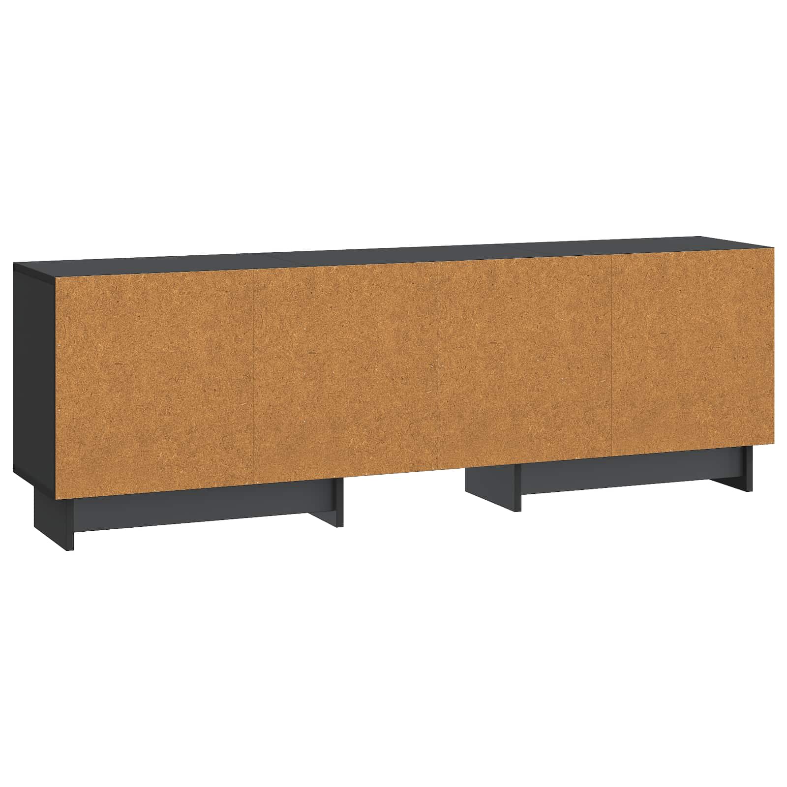 Meuble TV Noir 150 x 31 x 50 cm Bois d’ingénierie - XIOS