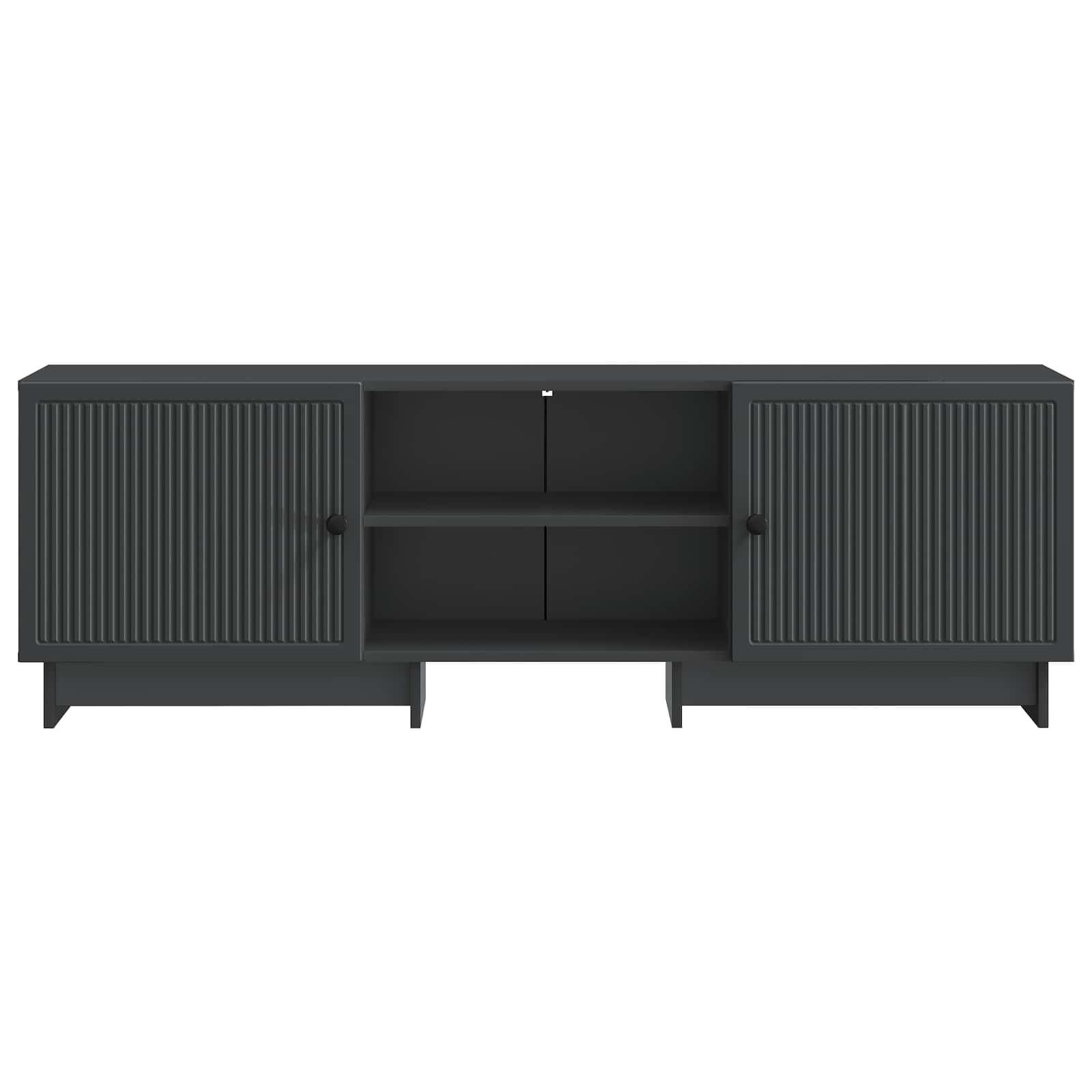 Meuble TV Noir 150 x 31 x 50 cm Bois d’ingénierie - XIOS