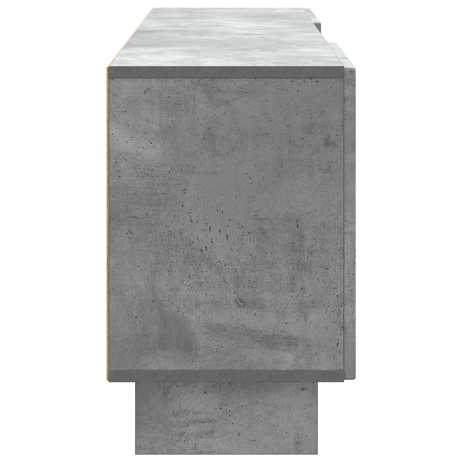 Meuble TV Gris Béton 150 x 31 x 50 cm Bois d’ingénierie - XIOS
