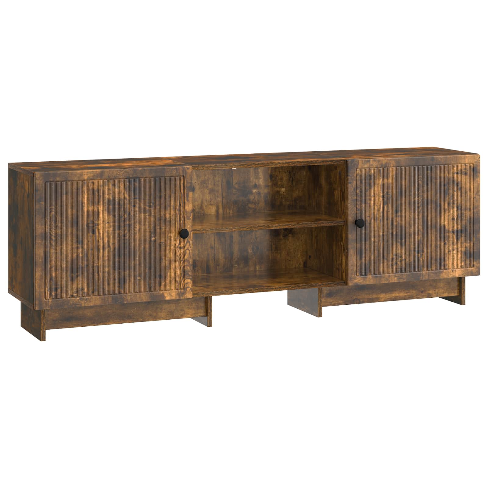 Meuble TV Chêne Fumé 150 x 31 x 50 cm Bois d’ingénierie - XIOS
