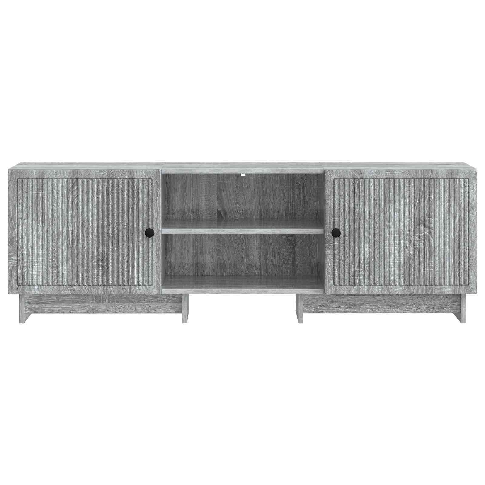 Meuble TV Gris Sonoma 150 x 31 x 50 cm Bois d’ingénierie - XIOS