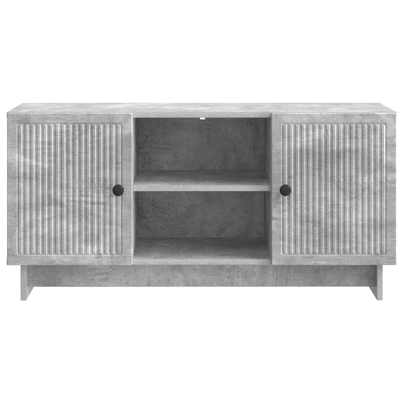 Meuble TV Gris béton 102 x 34,5 x 50 cm Bois d'ingénierie - XIOS