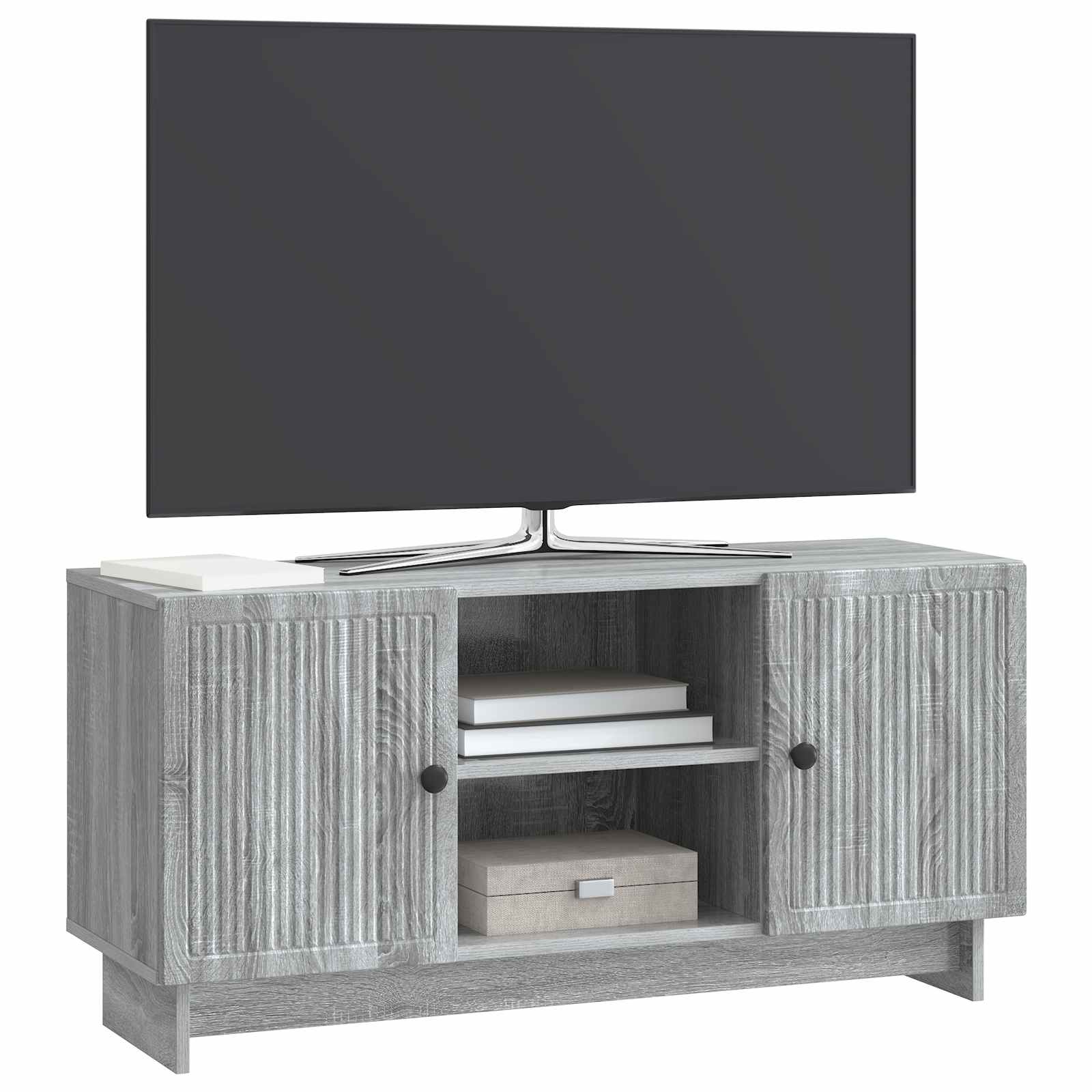 Meuble TV Gris Sonoma 102 x 34,5 x 50 cm Bois d'ingénierie - XIOS