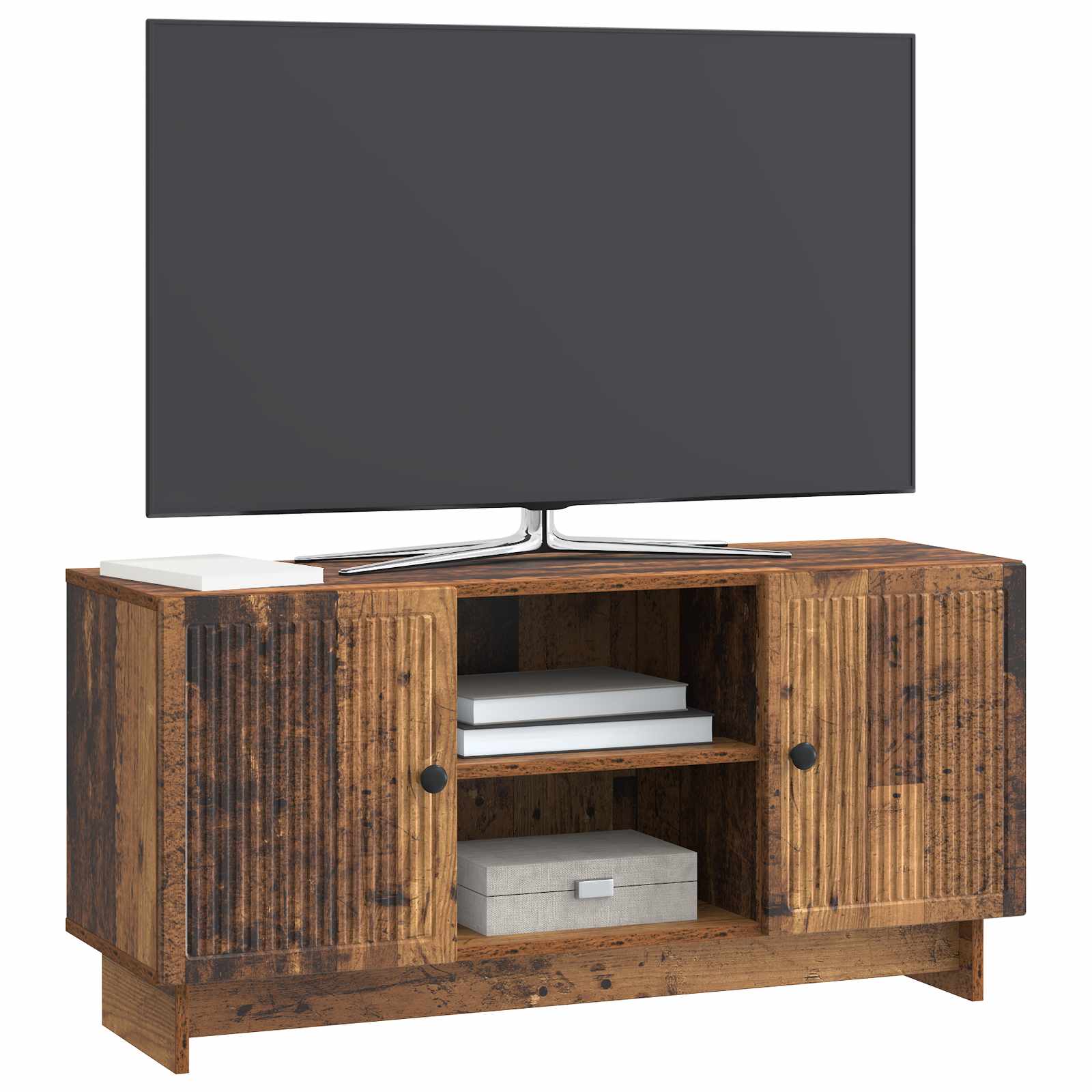 Meuble TV Bois ancien 102 x 34,5 x 50 cm Bois d'ingénierie - XIOS