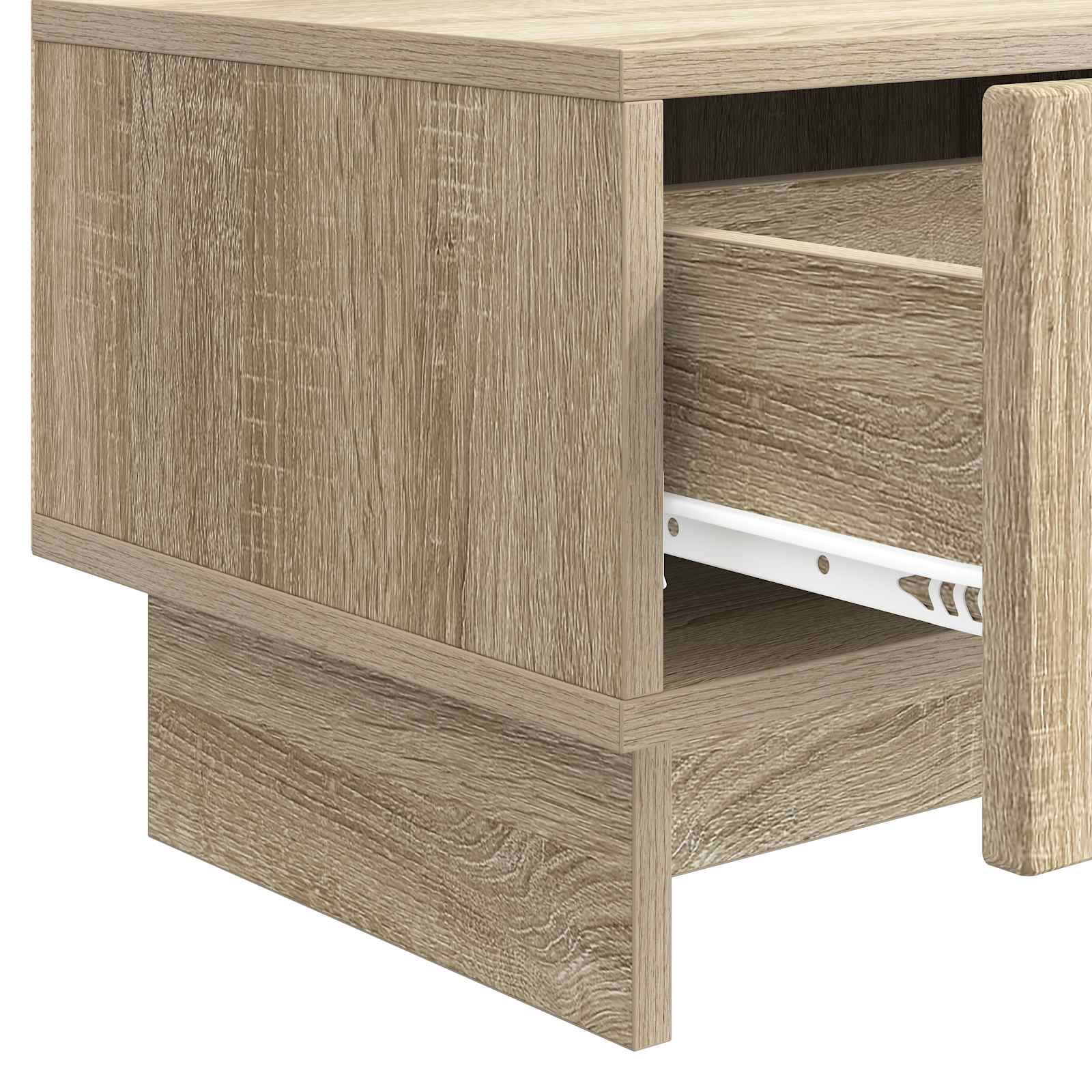 Meuble TV Chêne Sonoma 147 x 34,5 x 30 cm Bois d'ingénierie - XIOS