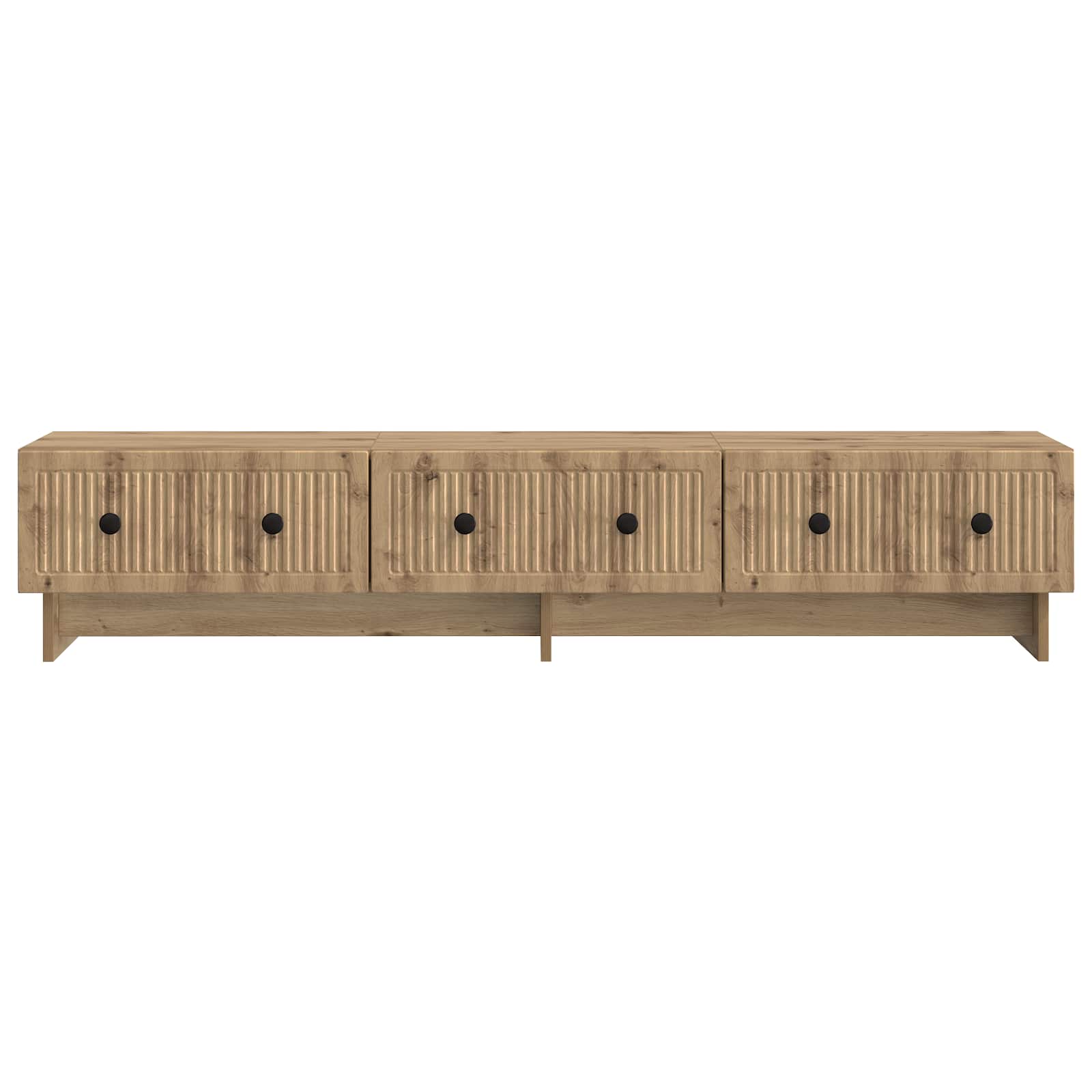 Meuble TV Chêne artisanal 147 x 34,5 x 30 cm Bois d'ingénierie - XIOS