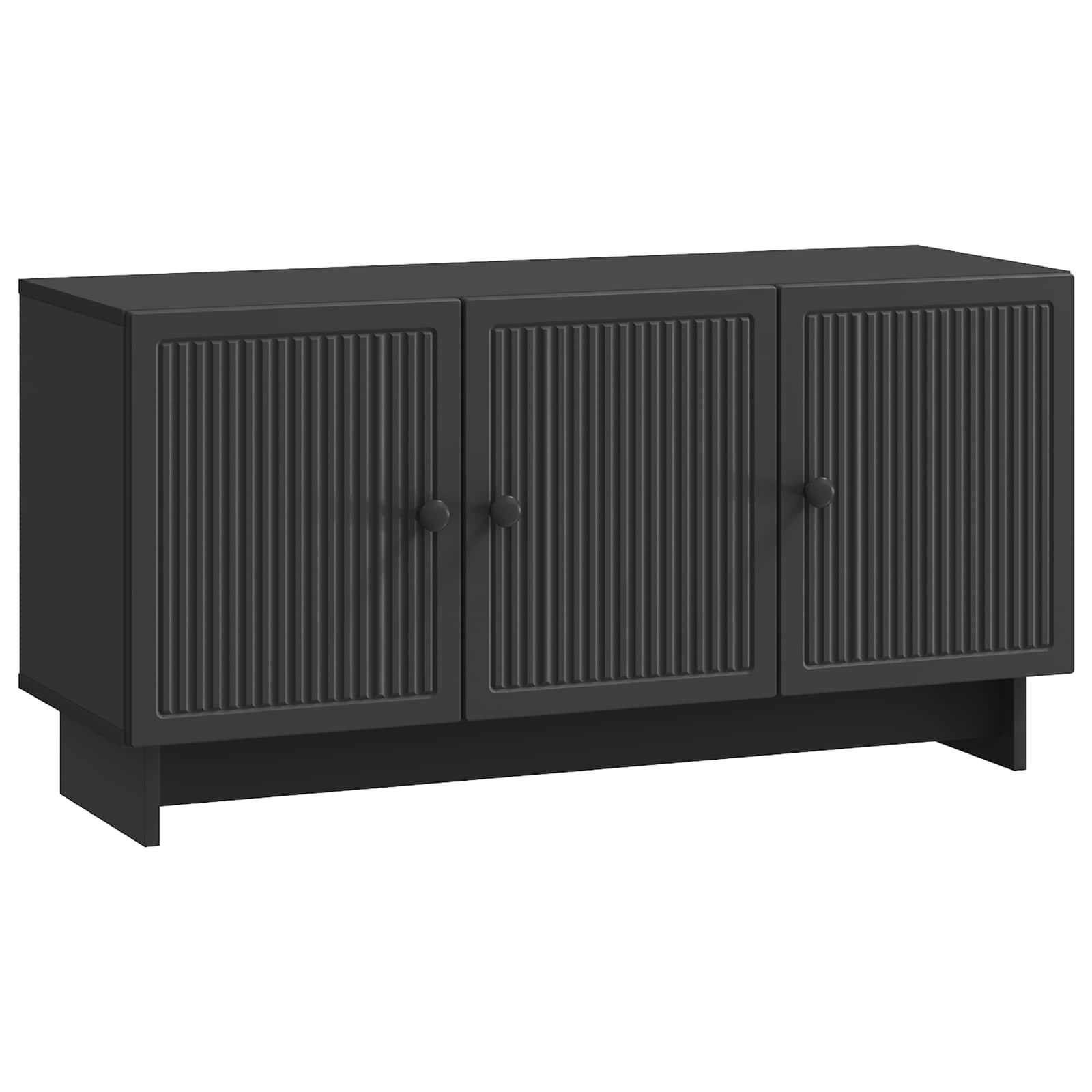 Meuble TV Noir 99 x 34,5 x 50 cm Bois d'ingénierie - XIOS