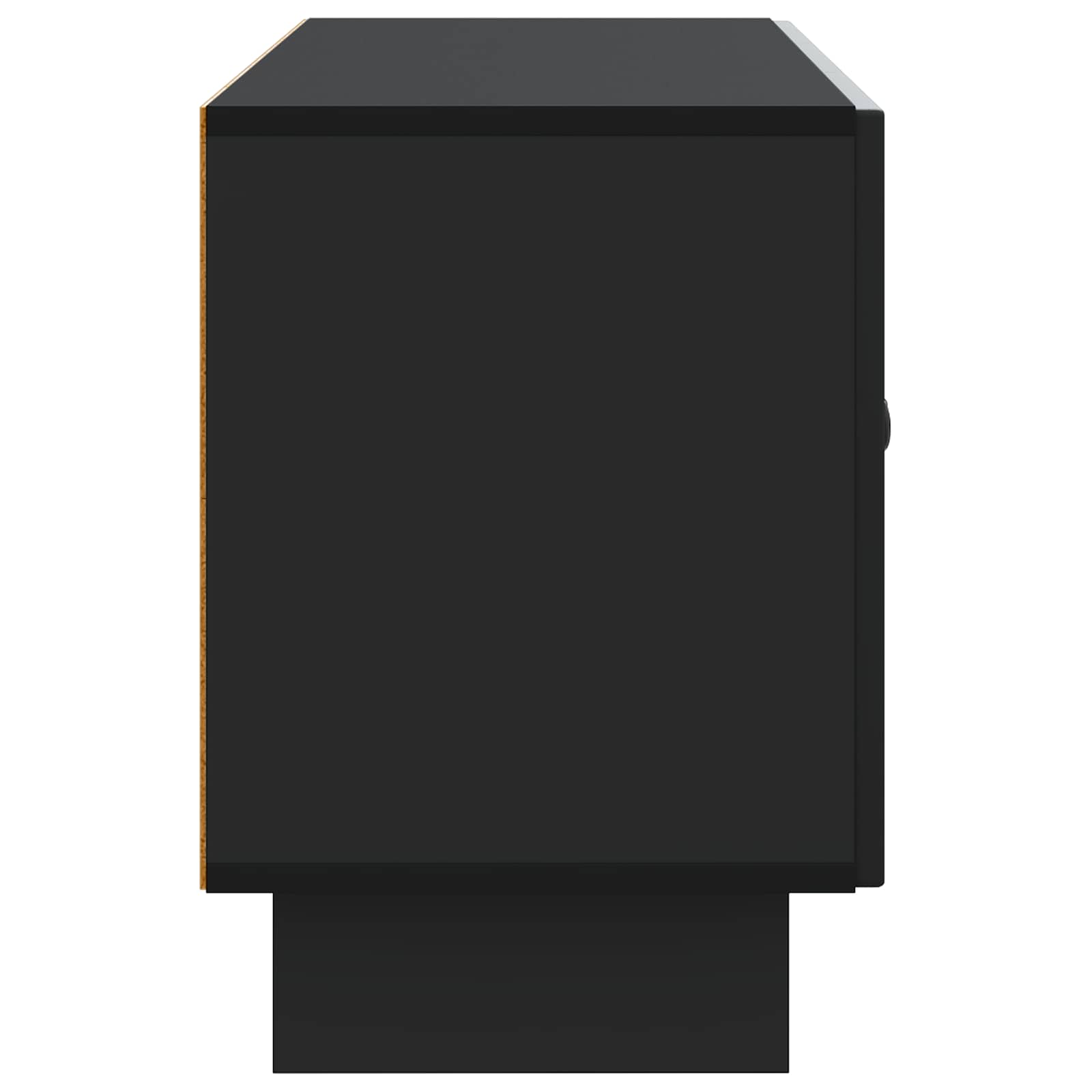 Meuble TV Noir 99 x 34,5 x 50 cm Bois d'ingénierie - XIOS