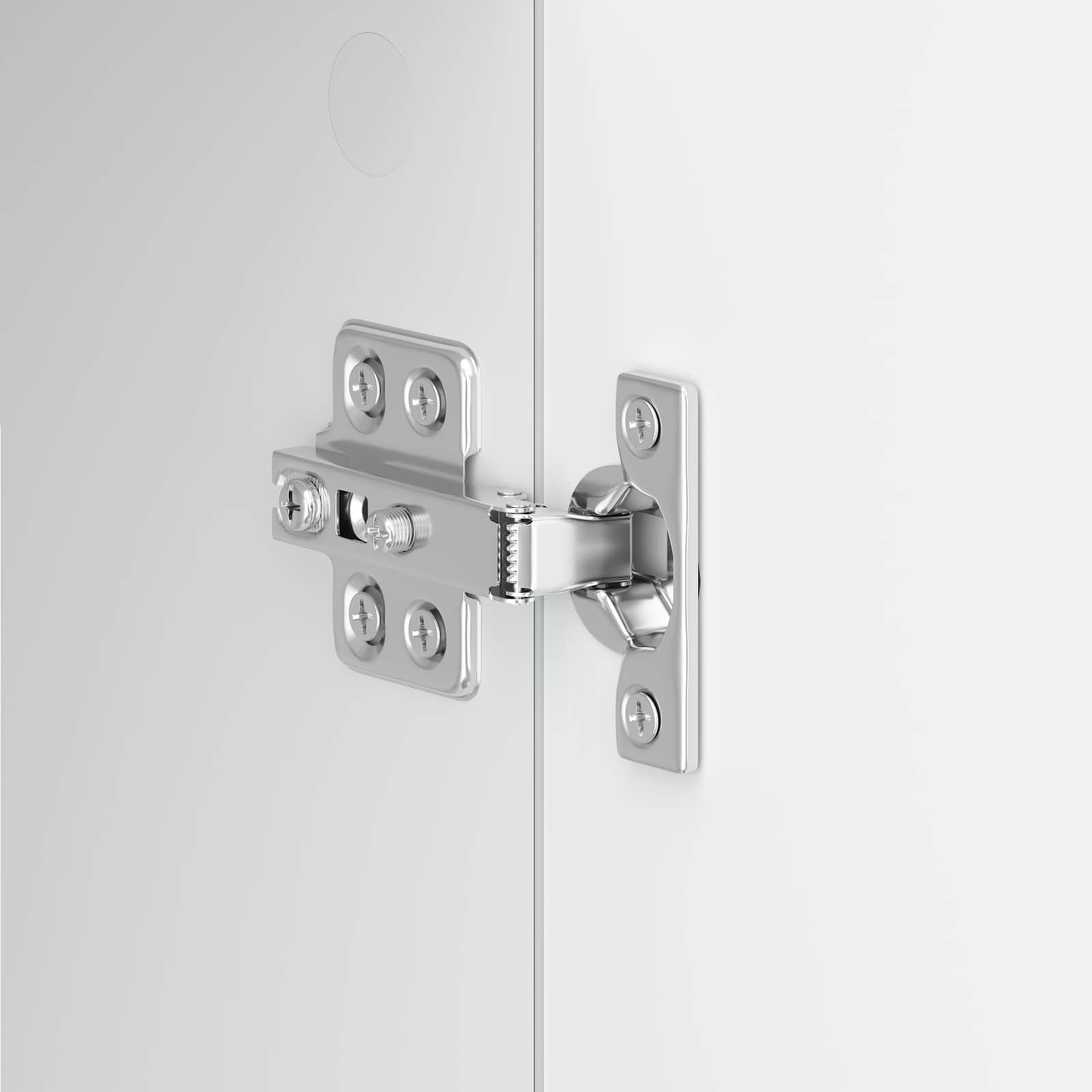 Meuble TV Blanc brillant 99 x 34,5 x 50 cm Bois d'ingénierie - XIOS