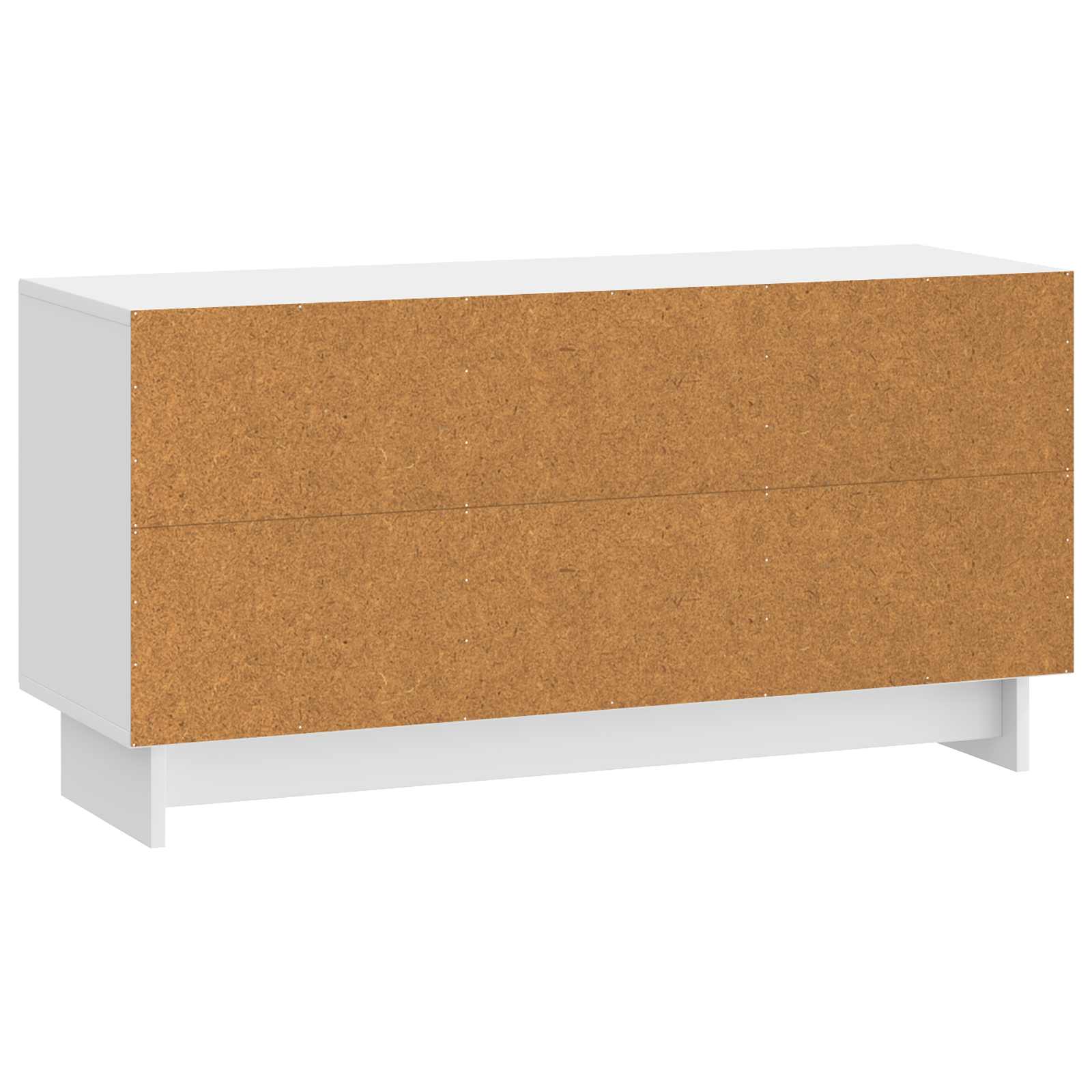 Meuble TV Blanc brillant 99 x 34,5 x 50 cm Bois d'ingénierie - XIOS