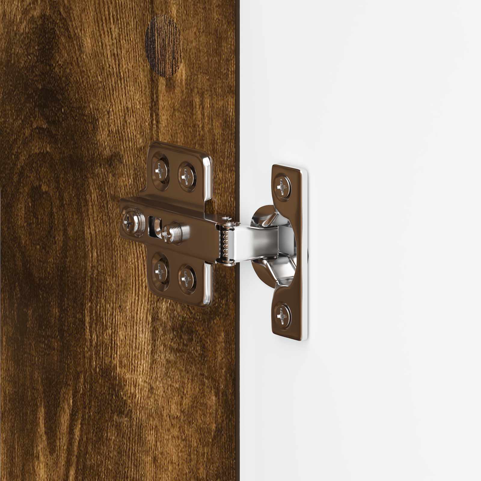 Meuble TV Chêne fumé 99 x 34,5 x 50 cm Bois d'ingénierie - XIOS