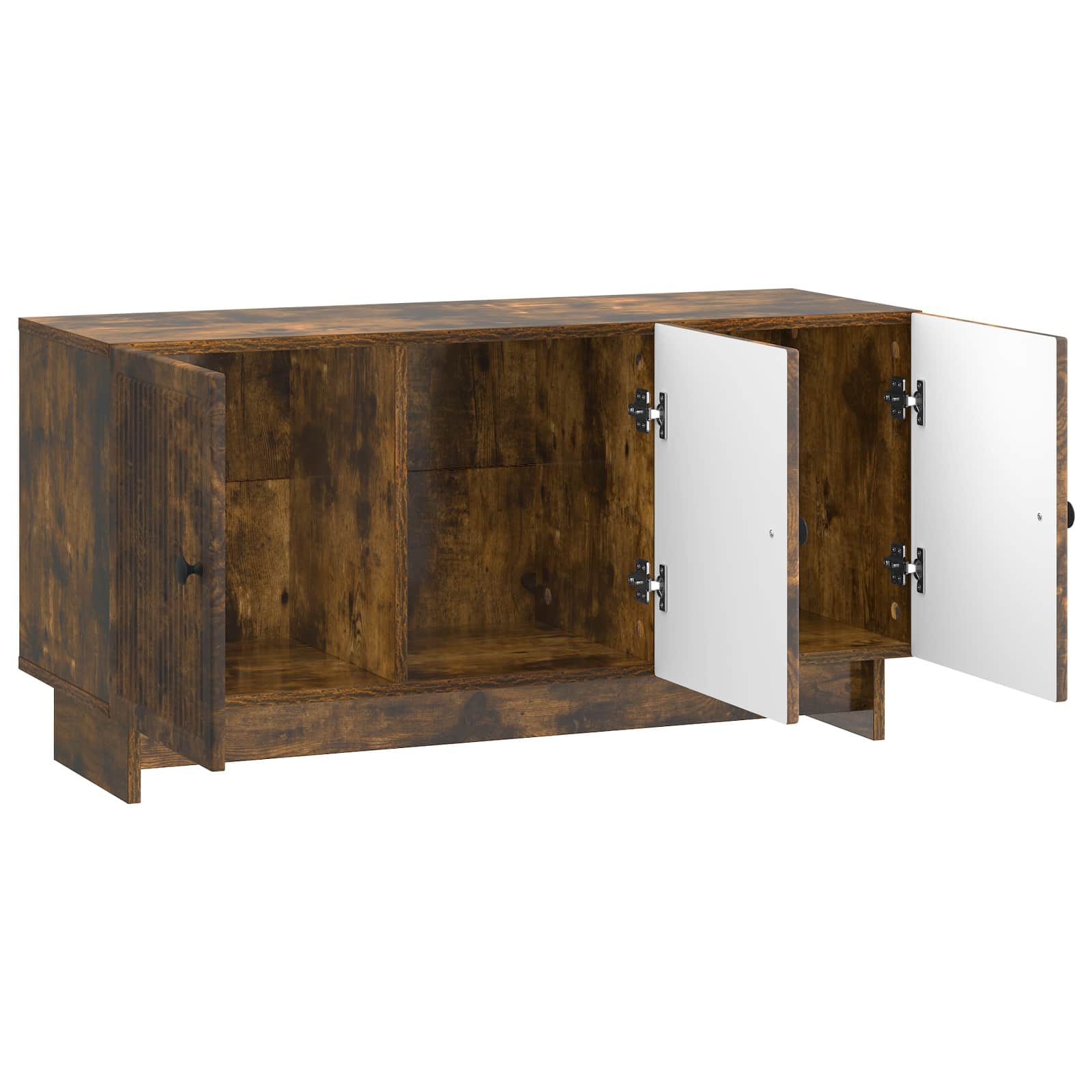 Meuble TV Chêne fumé 99 x 34,5 x 50 cm Bois d'ingénierie - XIOS