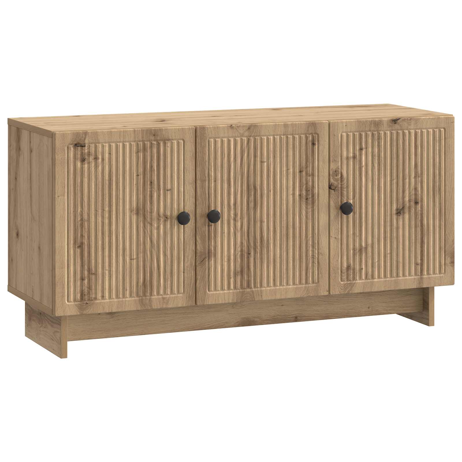 Meuble TV Chêne artisanal 99 x 34,5 x 50 cm Bois d'ingénierie - XIOS