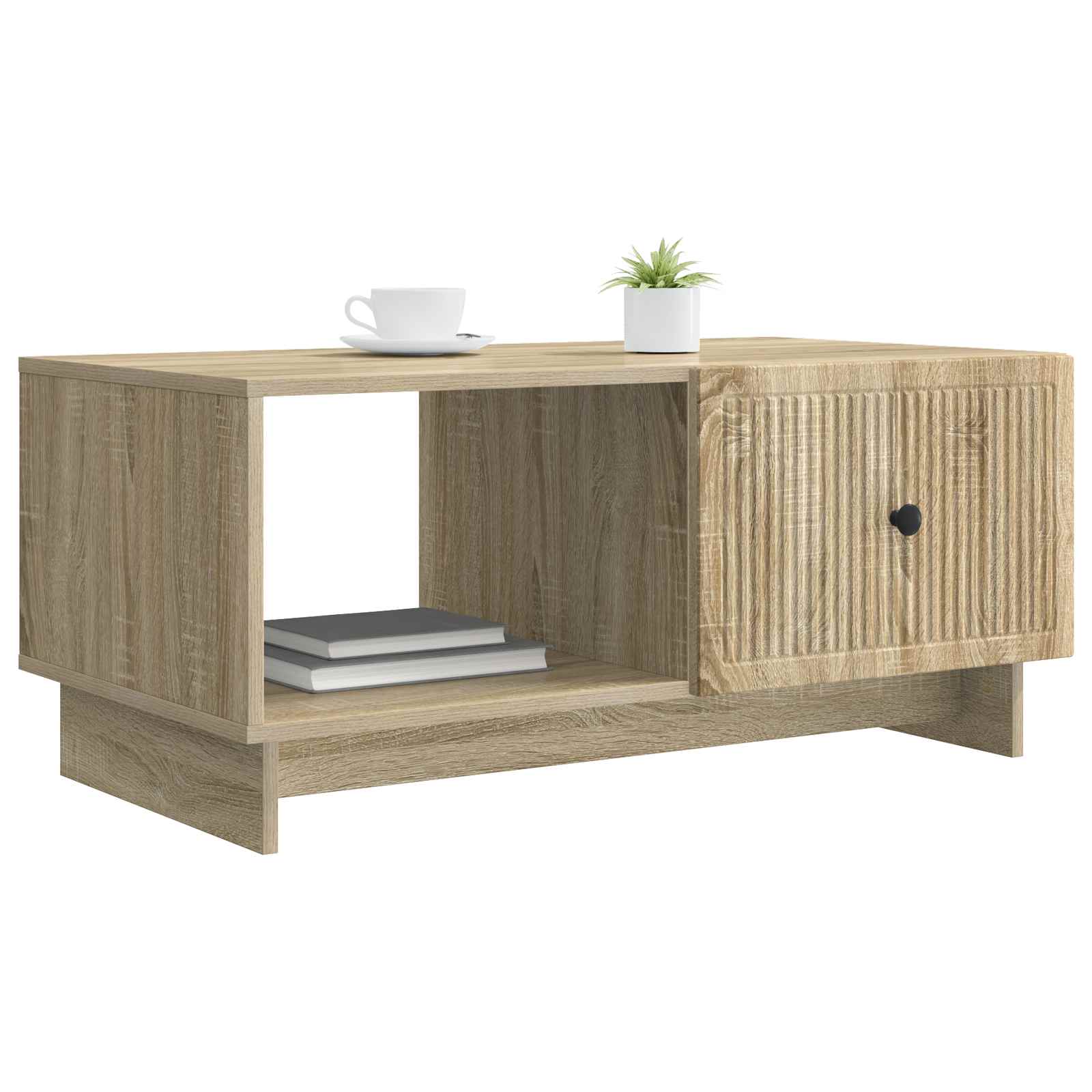 Table basse Chêne Sonoma 90 x 50 x 40 cm Bois d'ingénierie - XIOS