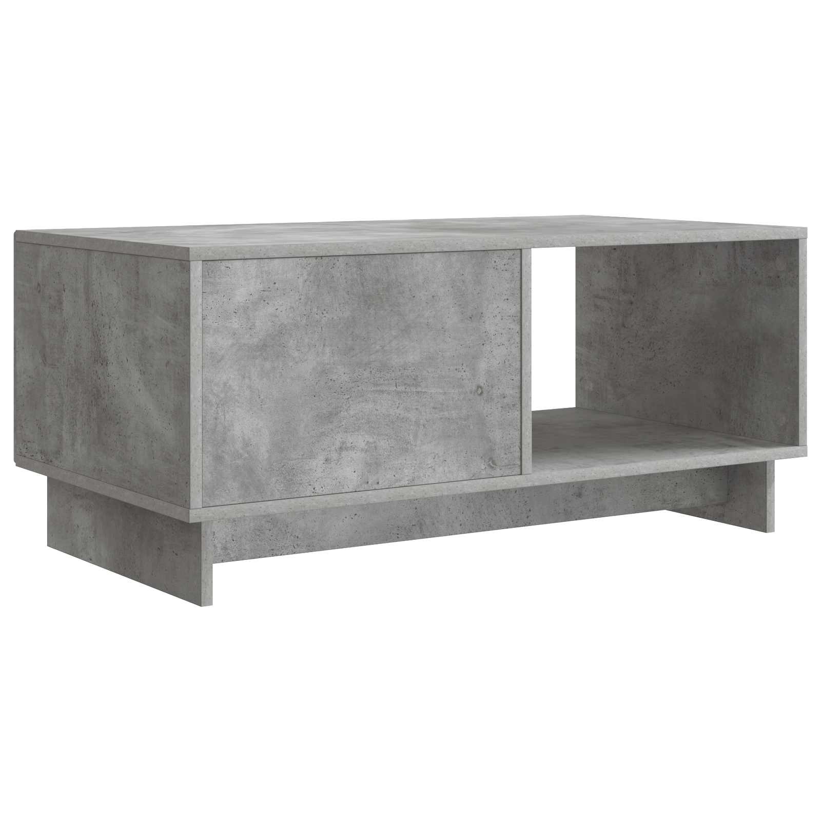 Table basse Gris béton 90 x 50 x 40 cm Bois d'ingénierie - XIOS