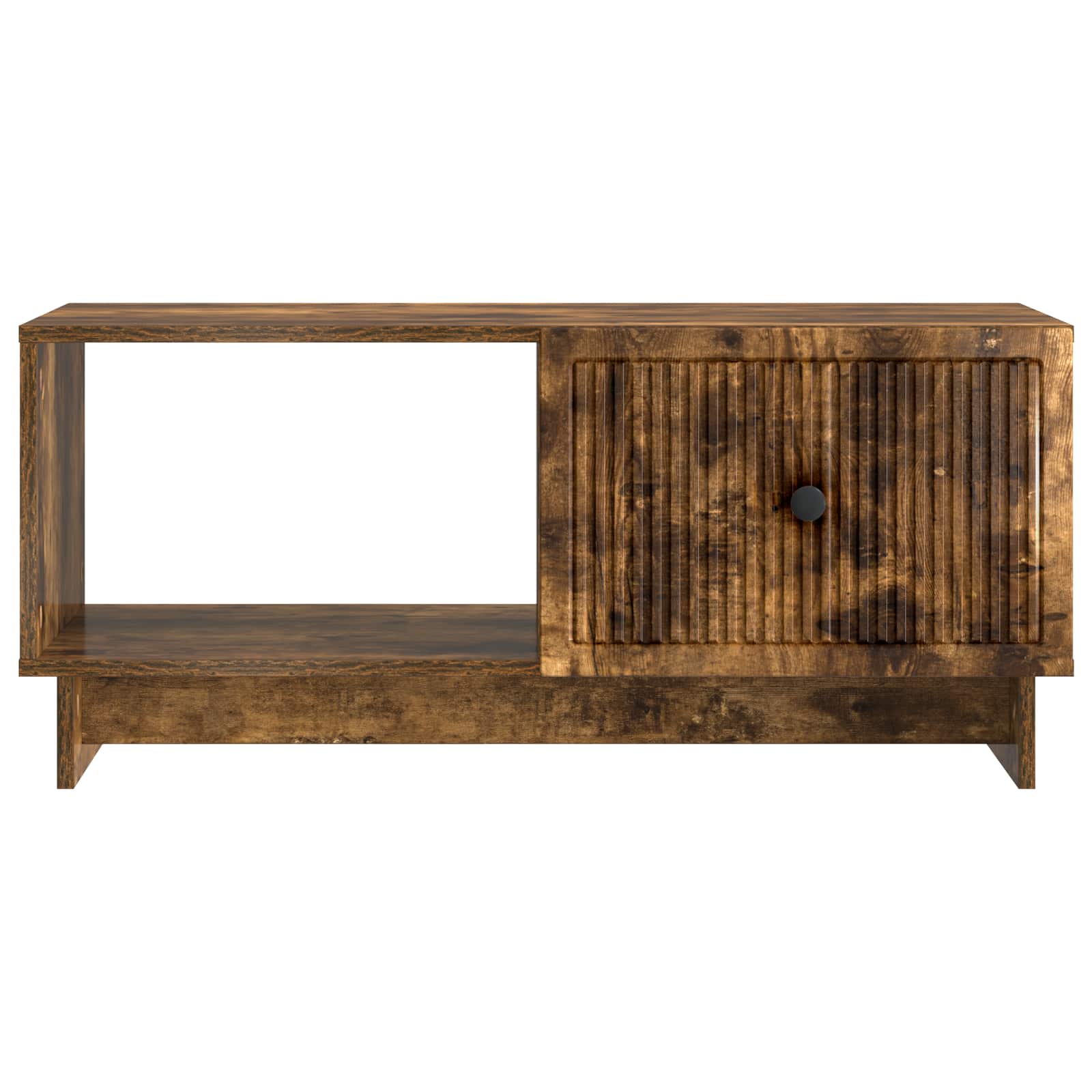 Table basse Chêne fumé 90 x 50 x 40 cm Bois d'ingénierie - XIOS