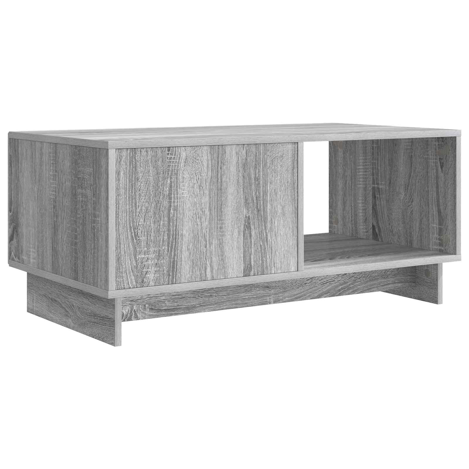 Table basse Sonoma gris 90 x 50 x 40 cm Bois d'ingénierie - XIOS