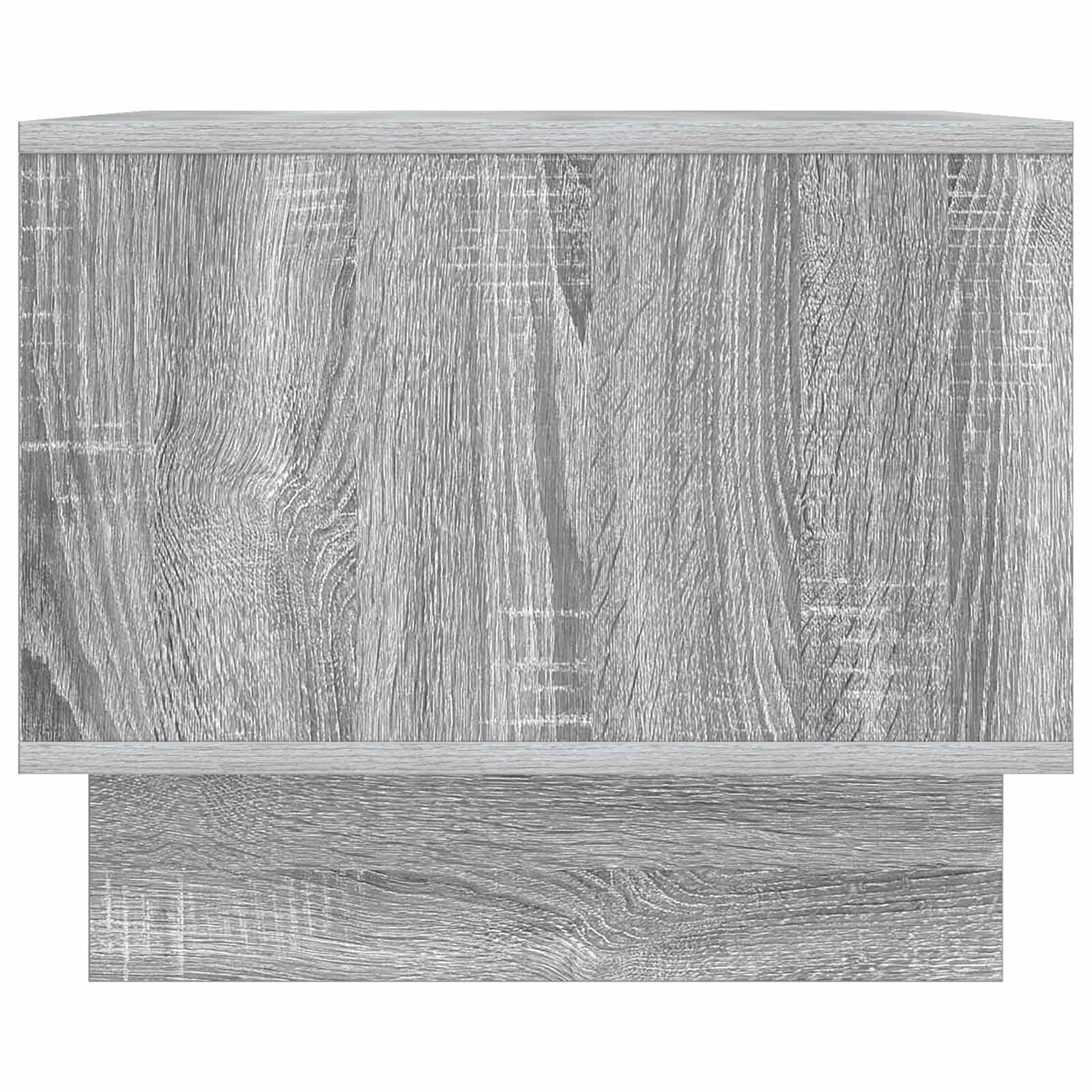 Table basse Sonoma gris 90 x 50 x 40 cm Bois d'ingénierie - XIOS