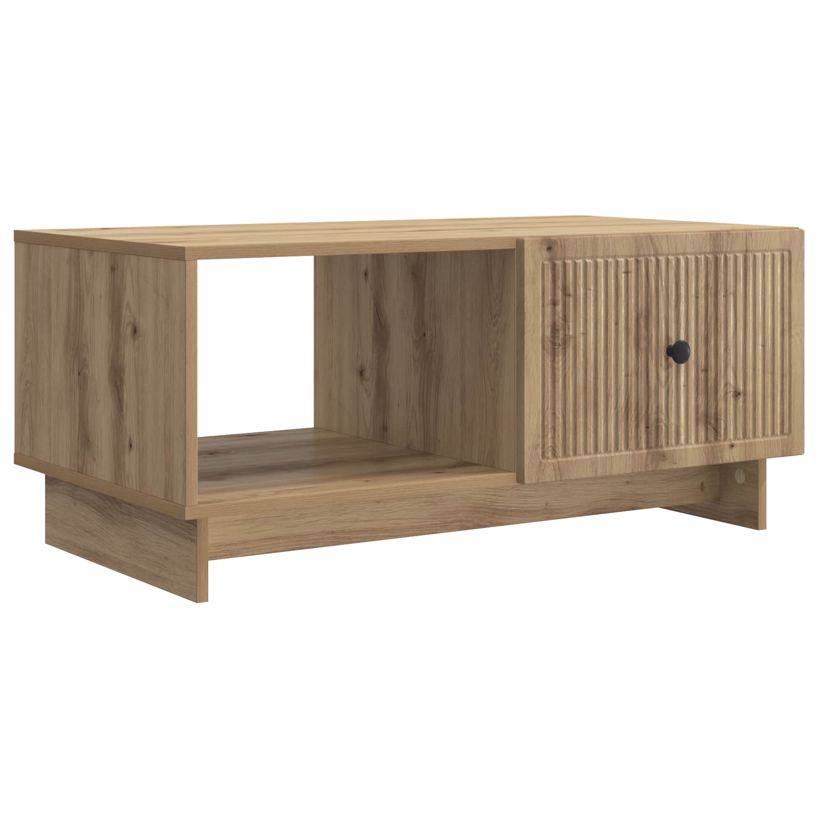 Table basse Chêne artisanal 90 x 50 x 40 cm Bois d'ingénierie - XIOS