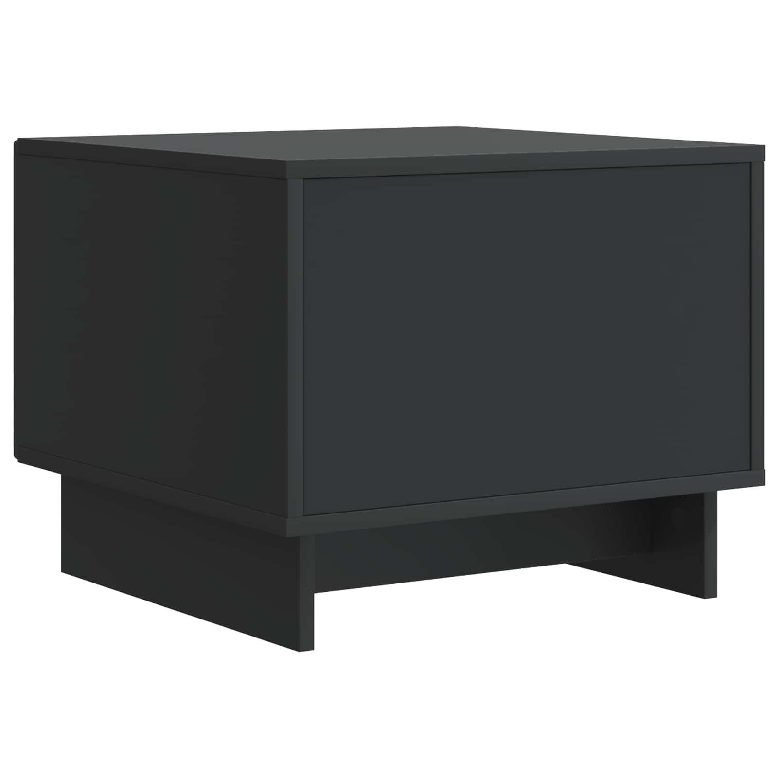 Table basse avec tiroir Noir 49 x 50 x 40 cm Bois d'ingénierie - XIOS