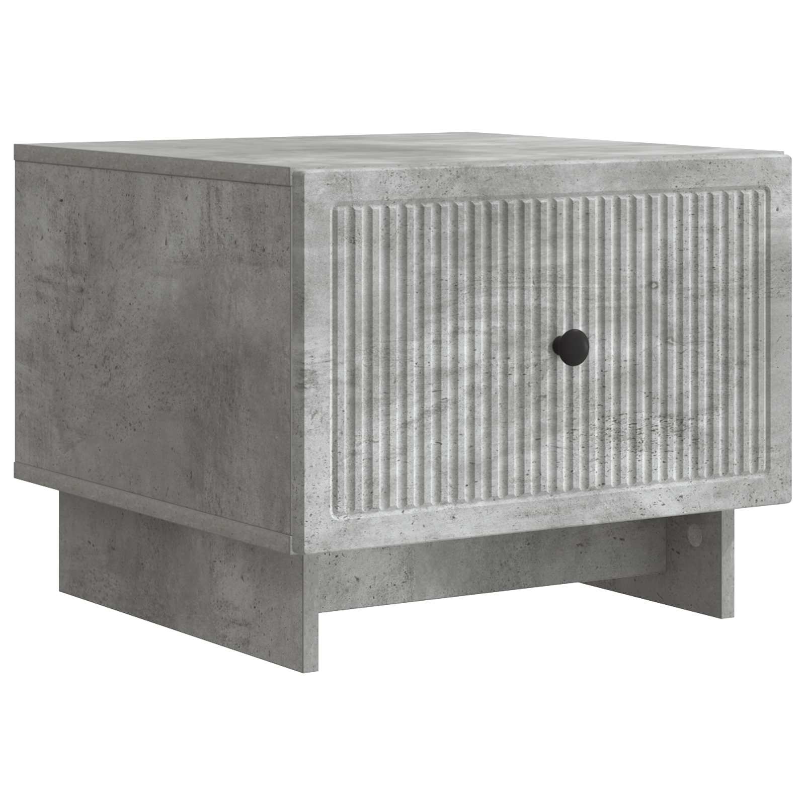 Table basse Gris béton 49 x 50 x 40 cm Bois d'ingénierie - XIOS