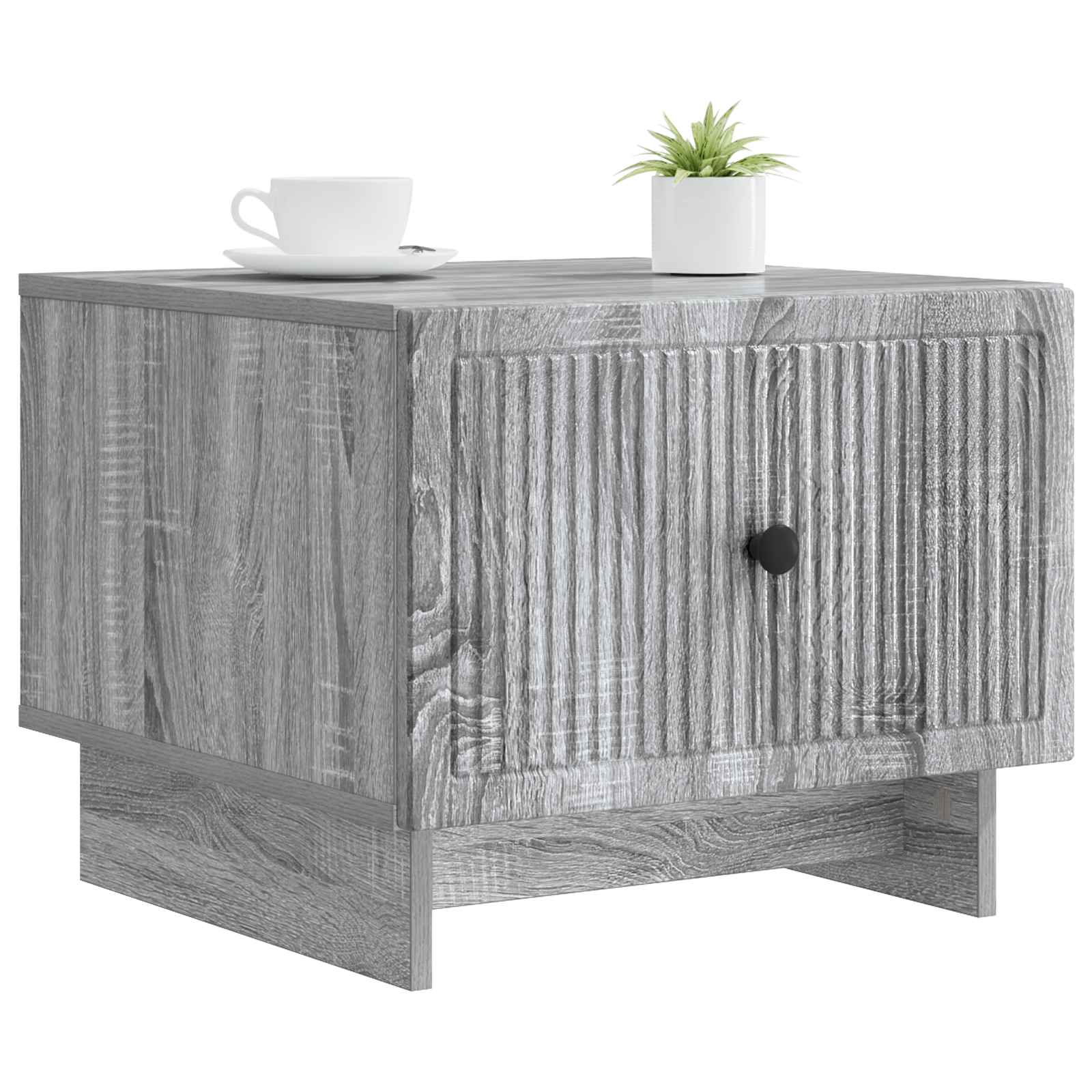 Table basse Sonoma gris 49 x 50 x 40 cm Bois d'ingénierie - XIOS