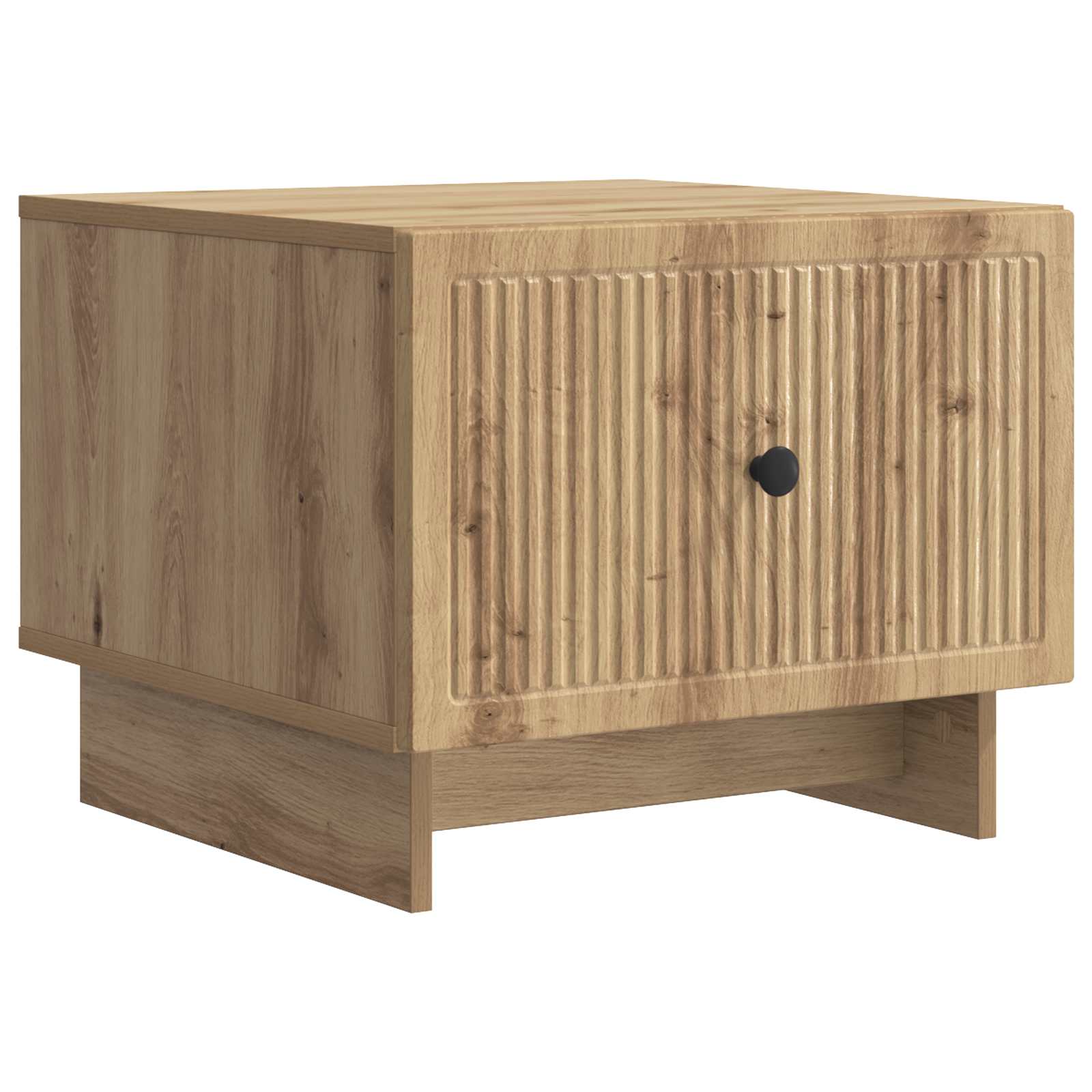 Table basse Chêne artisanal 49 x 50 x 40 cm Bois d'ingénierie - XIOS