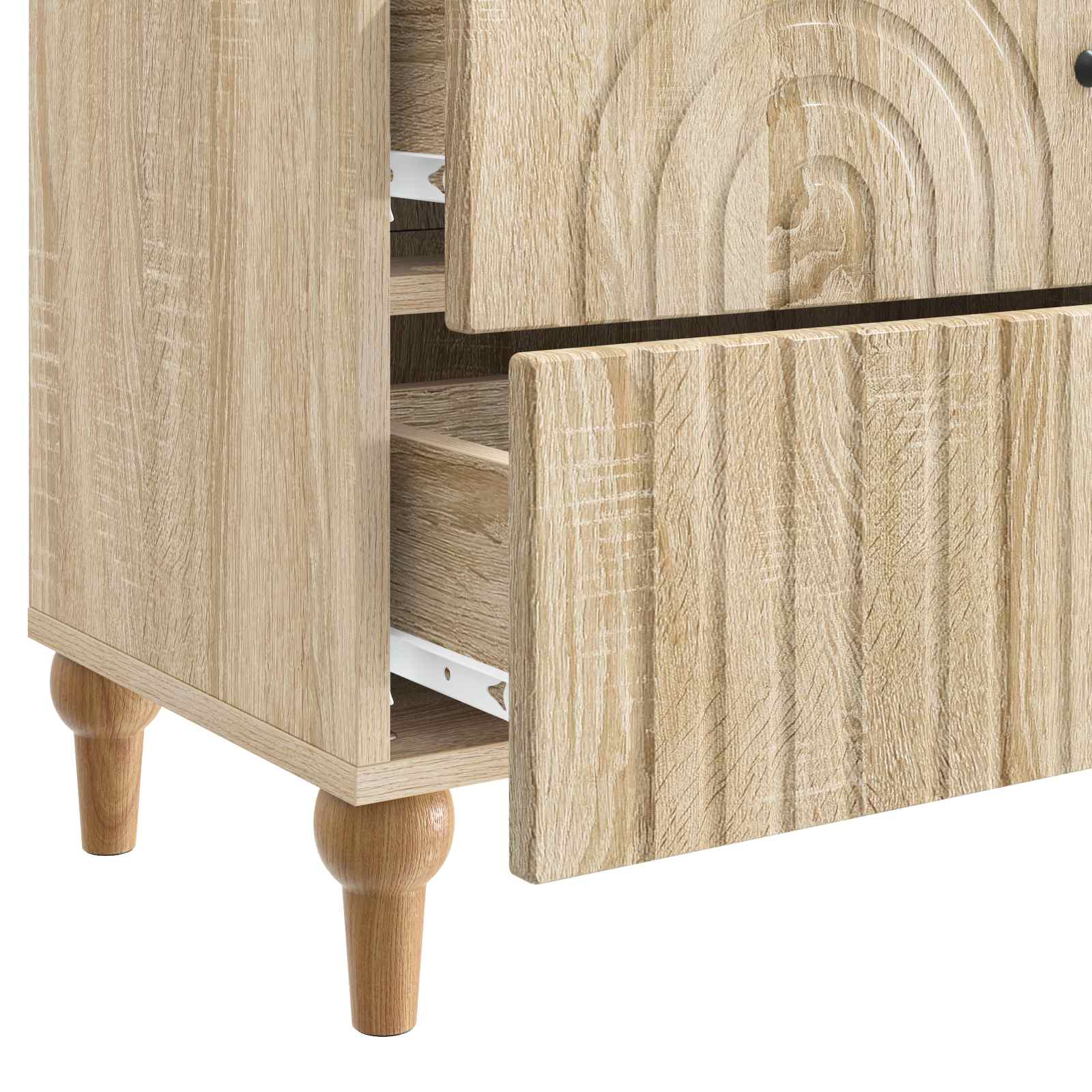 Cabinet de chevet avec tiroir Chêne Sonoma 62 x 34,5 x 48 cm - XIOS