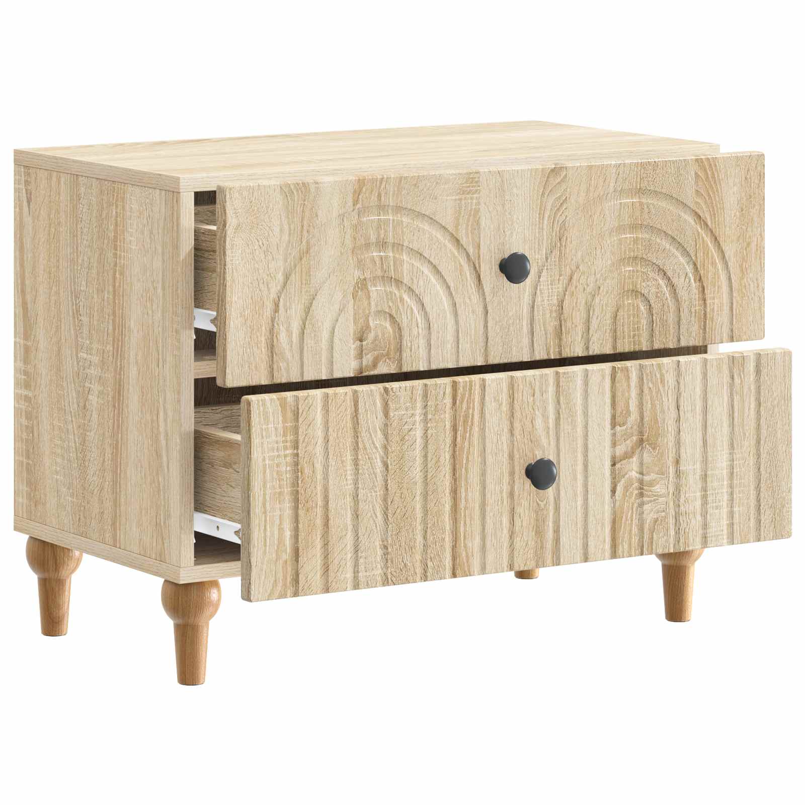 Cabinet de chevet avec tiroir Chêne Sonoma 62 x 34,5 x 48 cm - XIOS