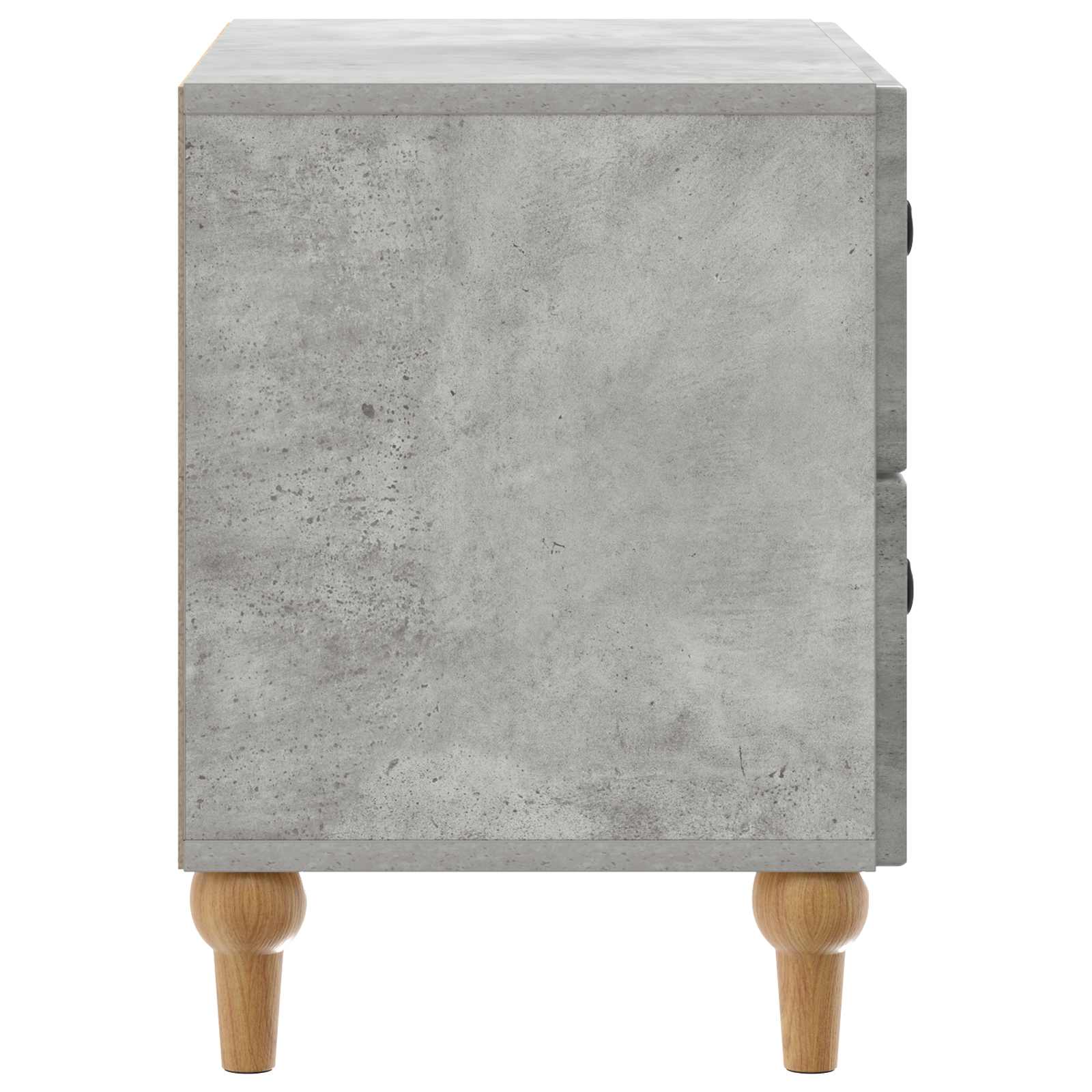 Cabinet de chevet avec tiroir Gris béton 62 x 34,5 x 48 cm - XIOS