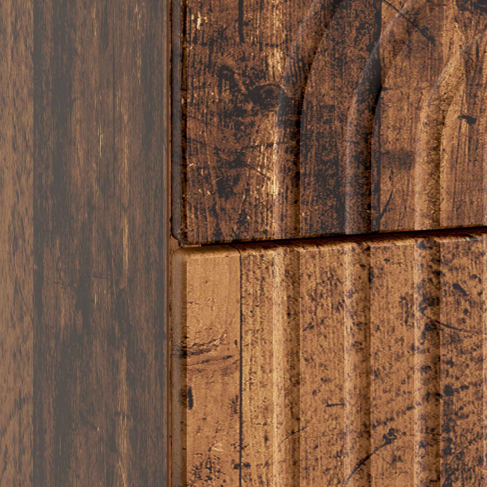 Cabinet de chevet avec tiroir Bois ancien 62 x 34,5 x 48 cm - XIOS