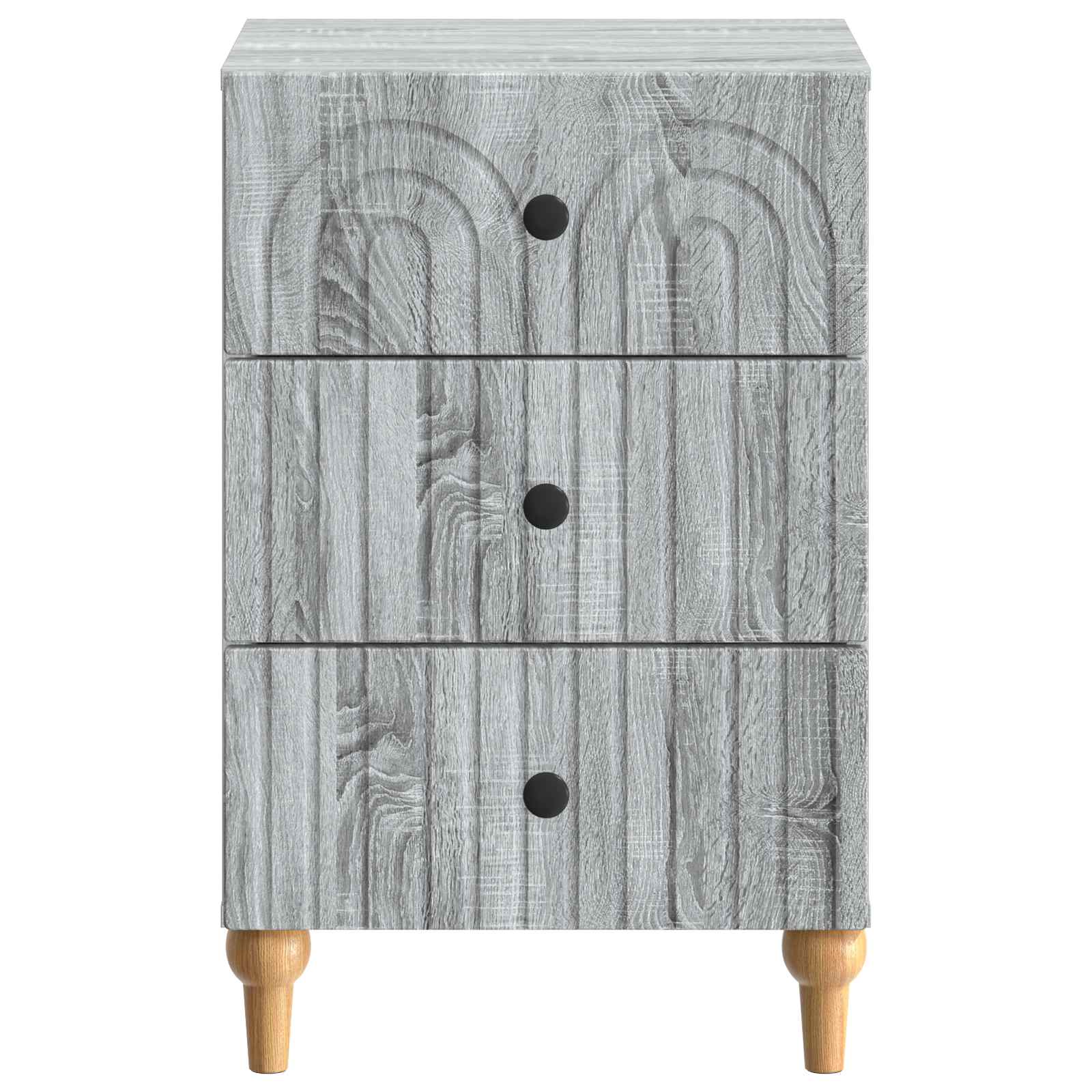 Cabinet de chevet avec tiroir Sonoma gris 43 x 41 x 66,5 cm - XIOS