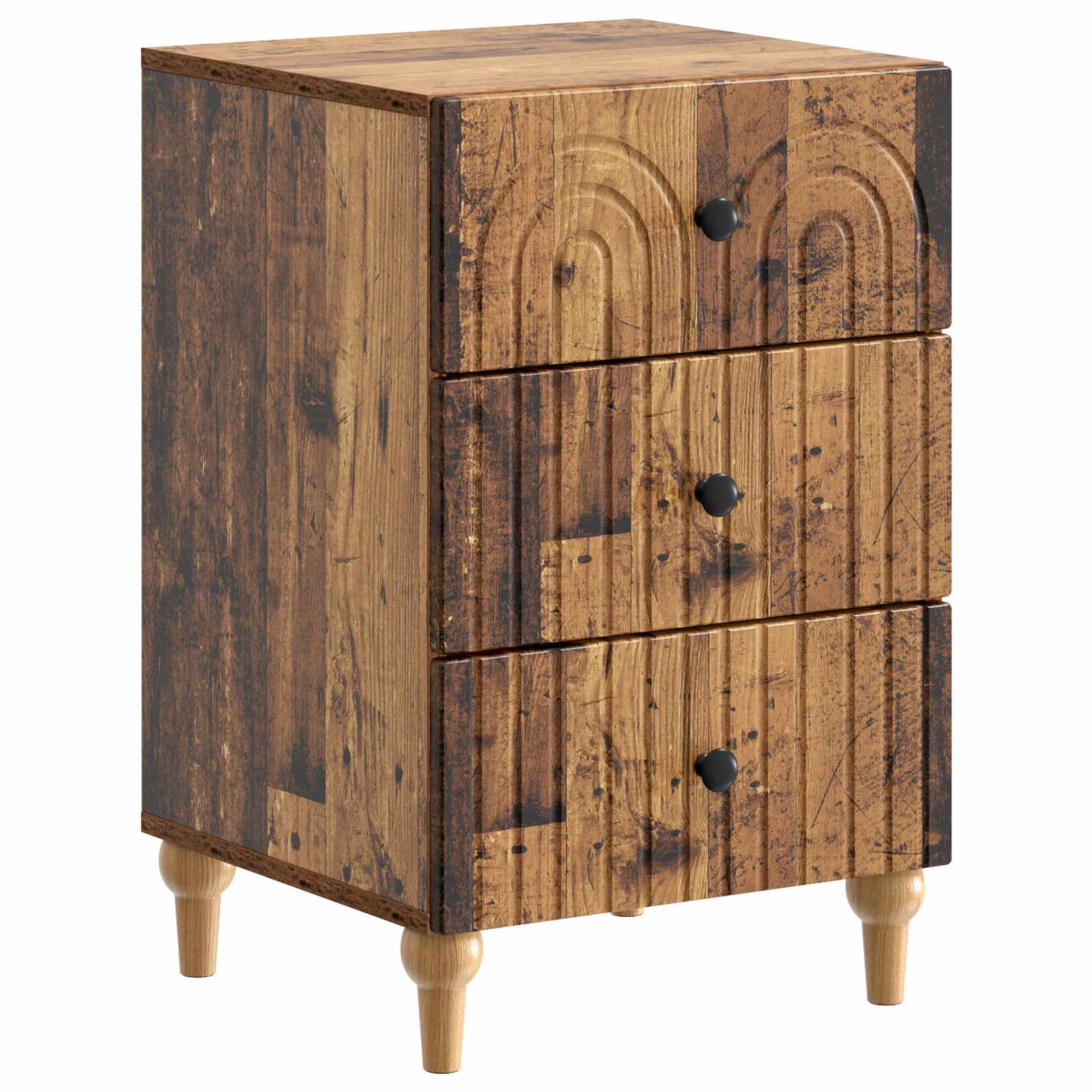 Cabinet de chevet avec tiroir Bois ancien 43 x 41 x 66,5 cm - XIOS