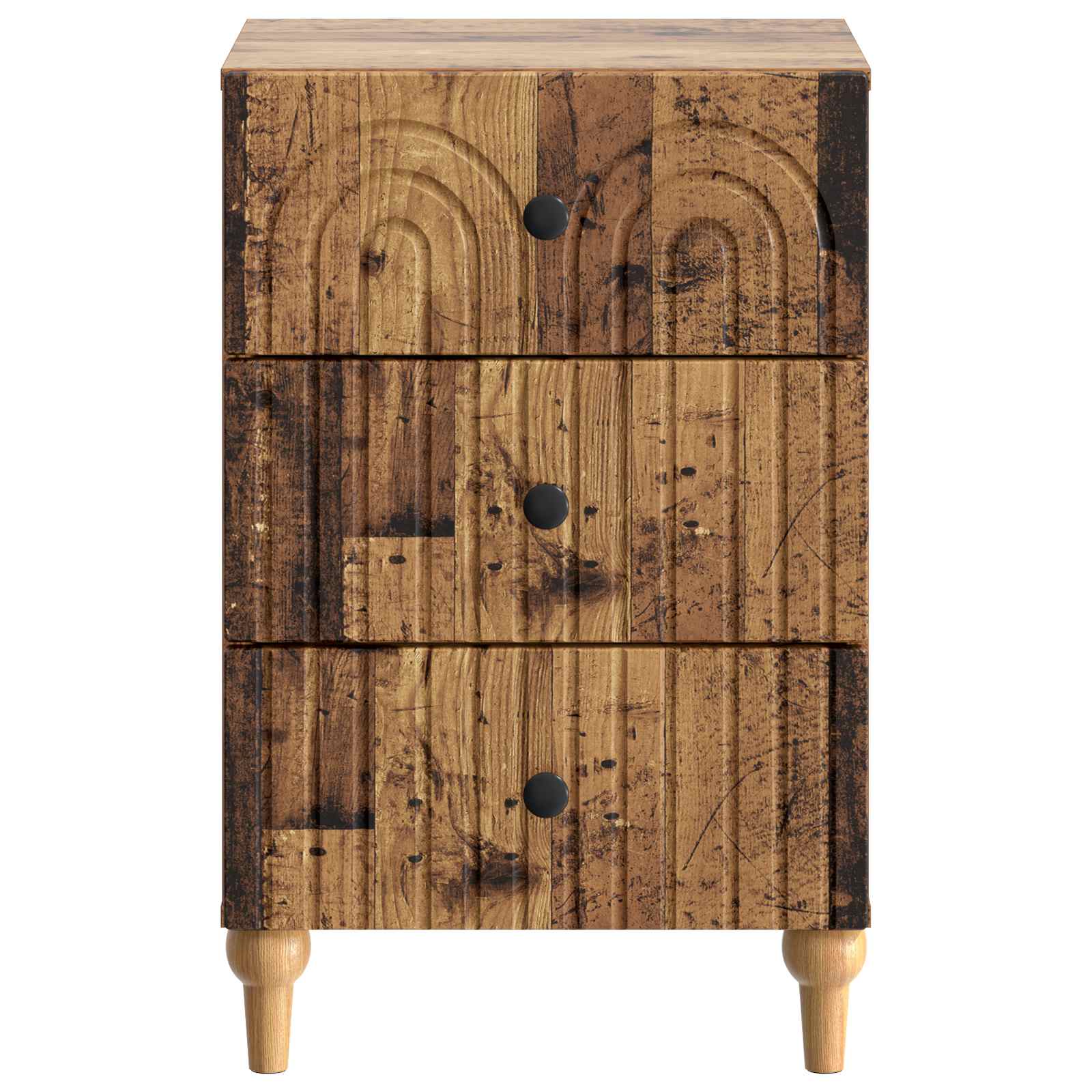 Cabinet de chevet avec tiroir Bois ancien 43 x 41 x 66,5 cm - XIOS