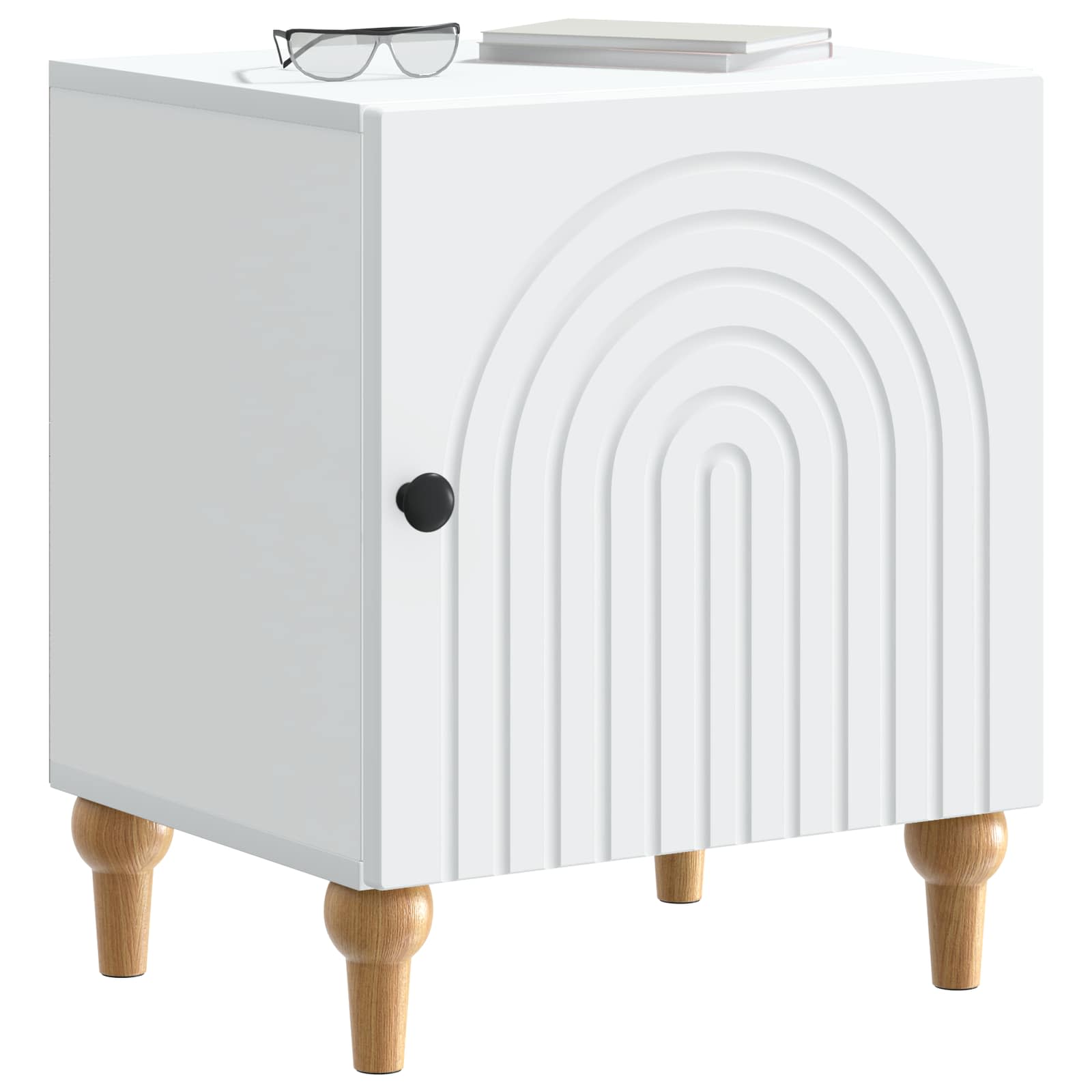 Cabinet de chevet 2 pcs Blanc 43 x 34,5 x 50 cm - XIOS