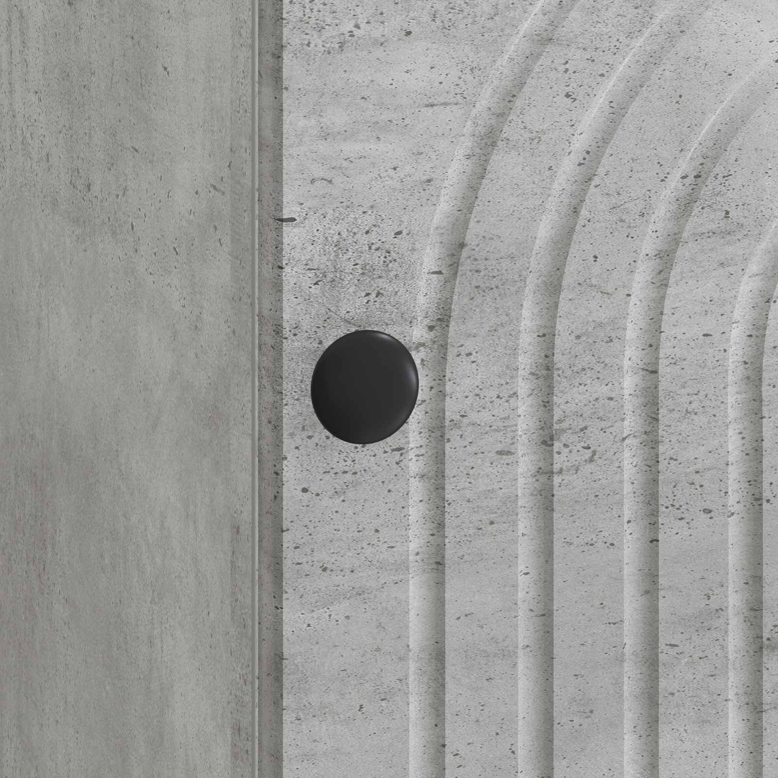Cabinet de chevet Gris béton 43 x 34,5 x 50 cm - XIOS