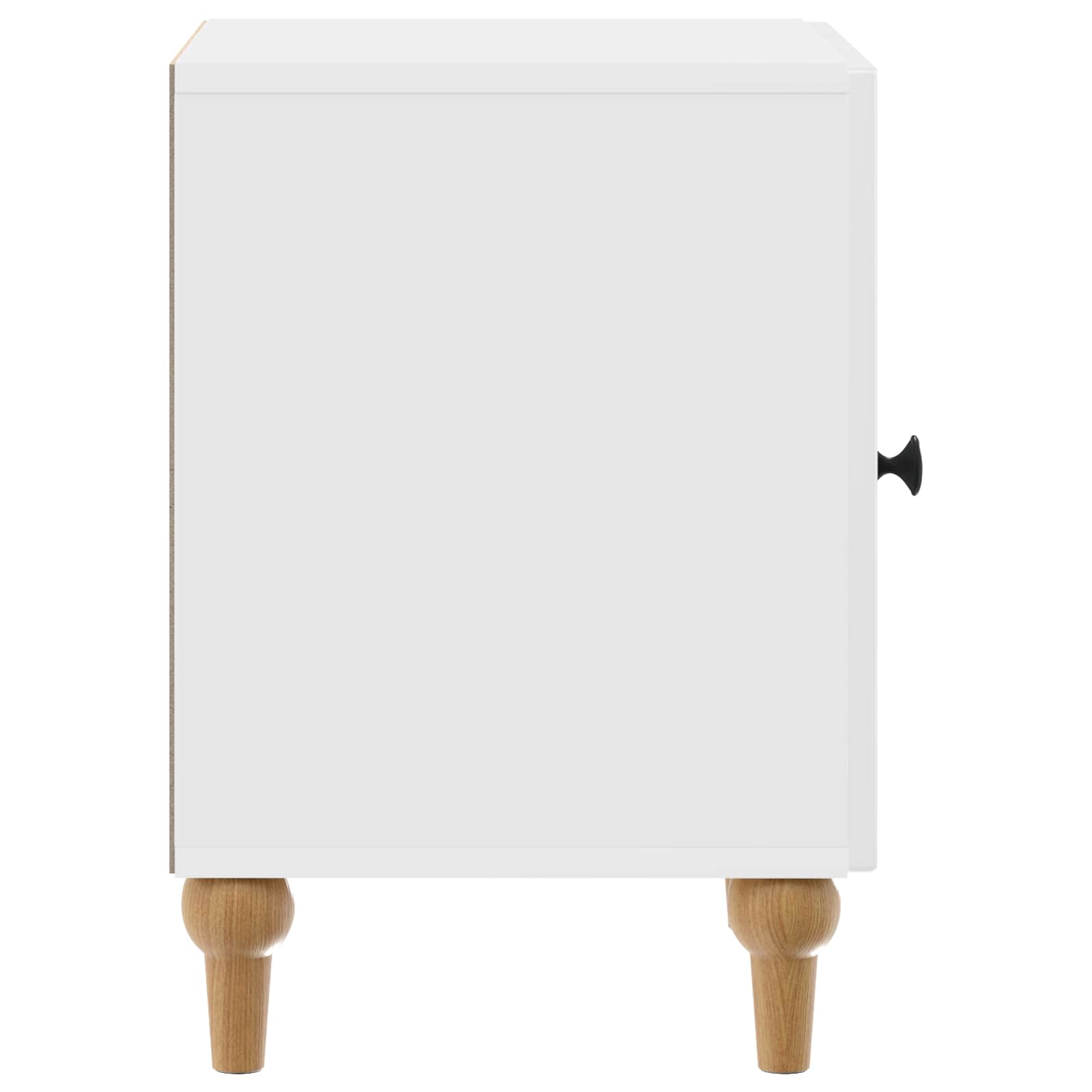 Cabinet de chevet 2 pcs Blanc brillant 43 x 34,5 x 50 cm - XIOS