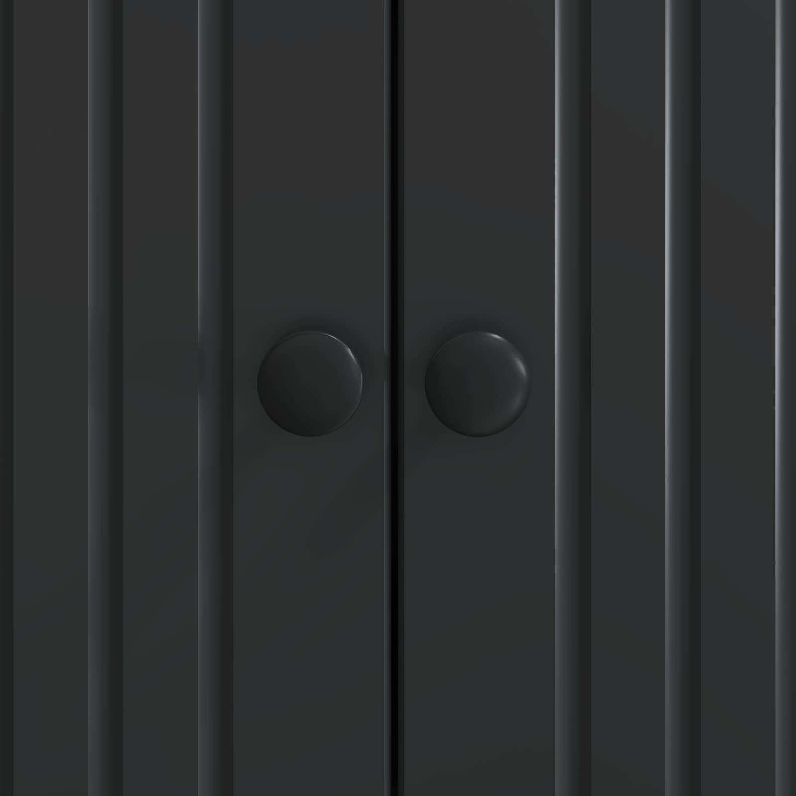 Buffet Noir 66 x 34,5 x 90 cm Bois d'ingénierie - XIOS