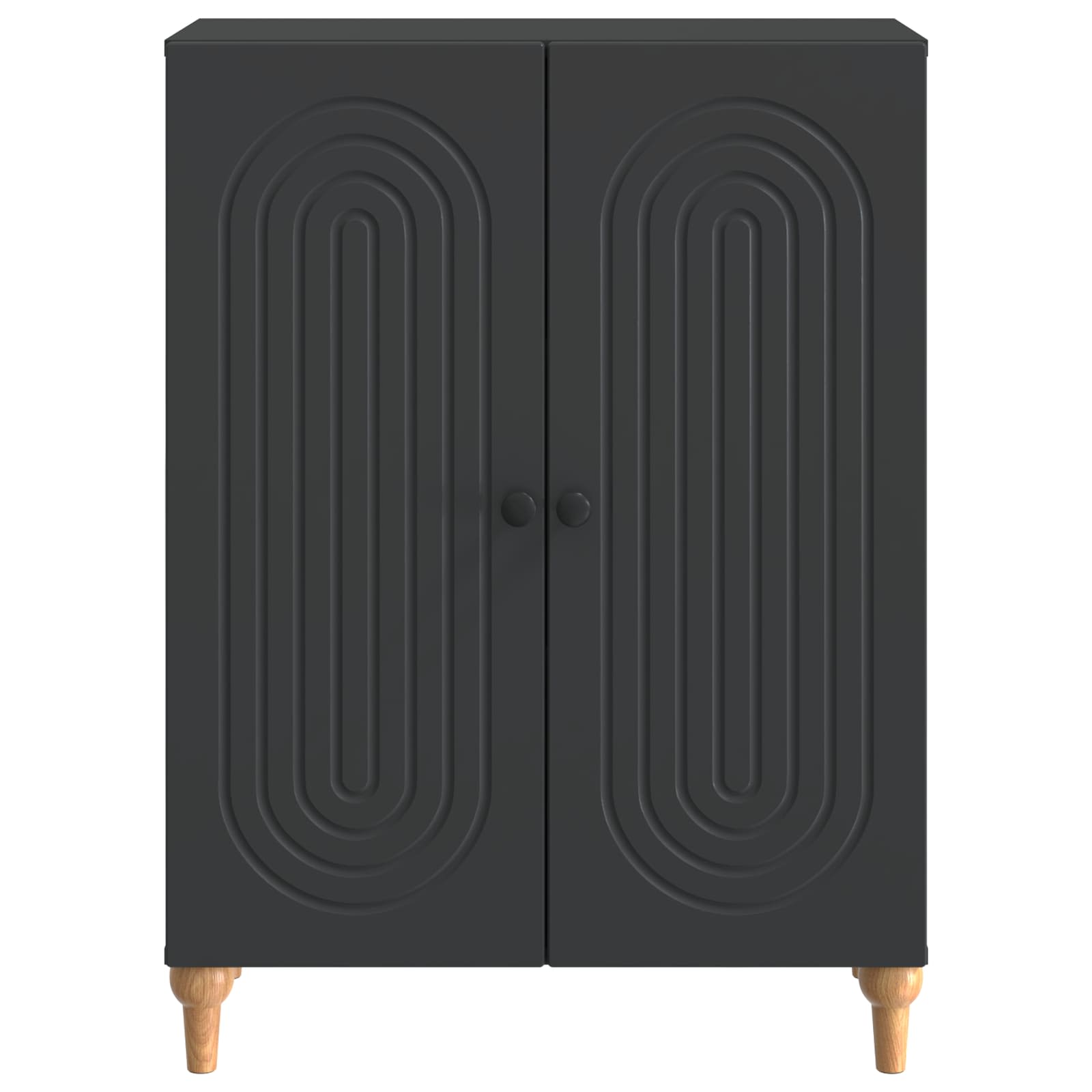 Buffet Noir 66 x 34,5 x 90 cm Bois d'ingénierie - XIOS