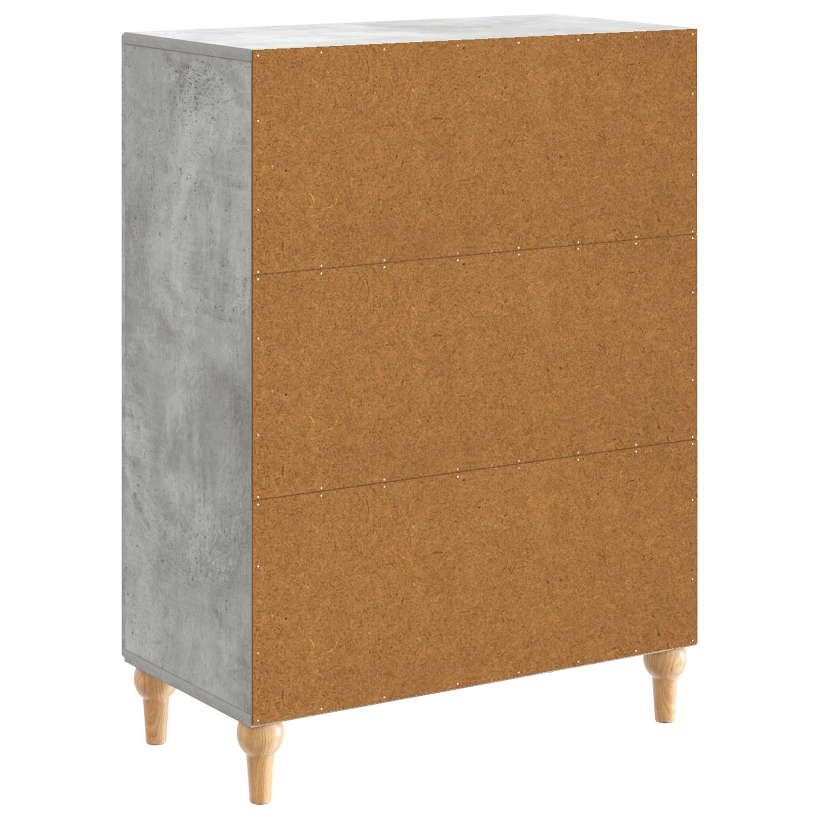 Buffet Gris béton 66 x 34,5 x 90 cm Bois d'ingénierie - XIOS