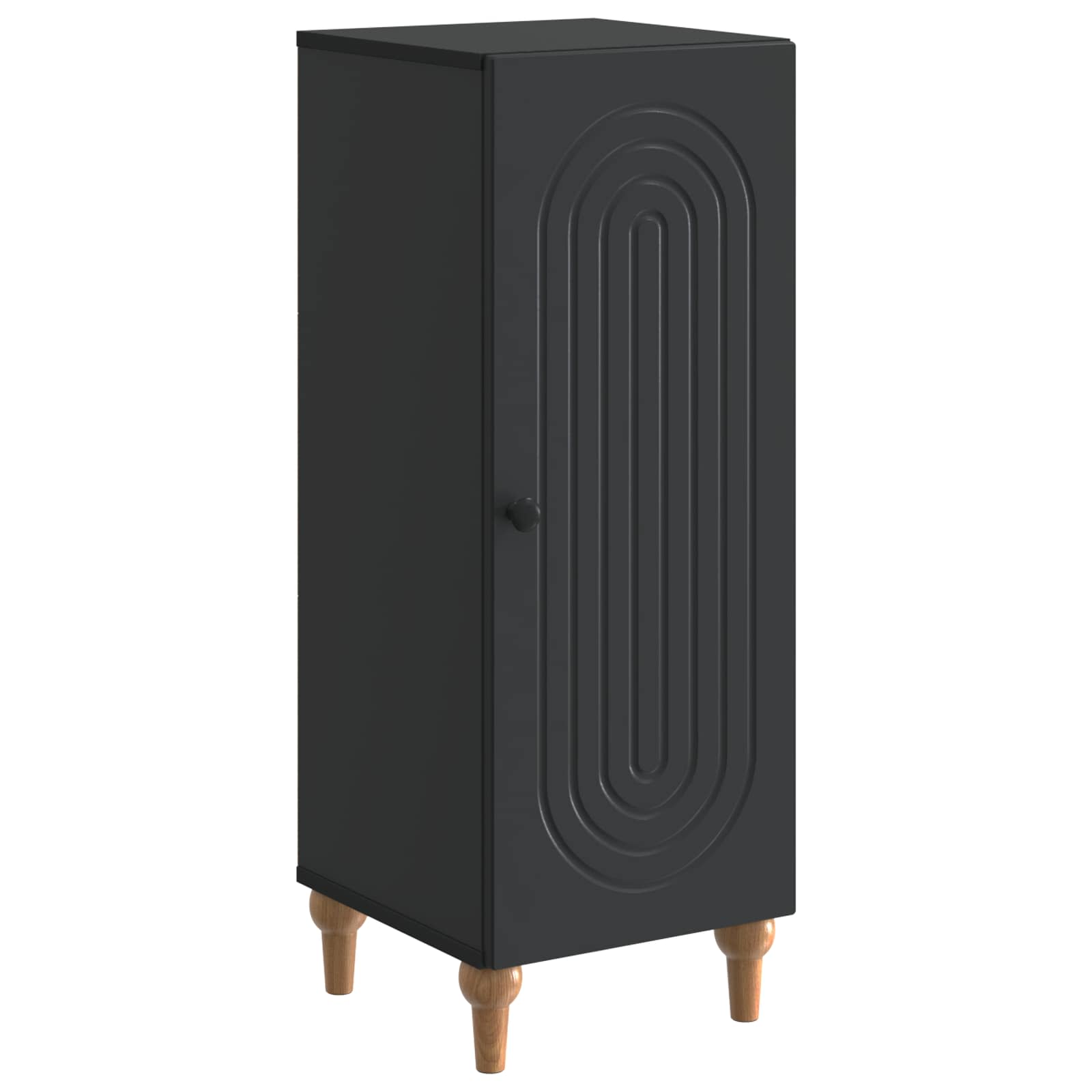 Buffet Noir 33 x 34,5 x 90 cm Bois d'ingénierie - XIOS