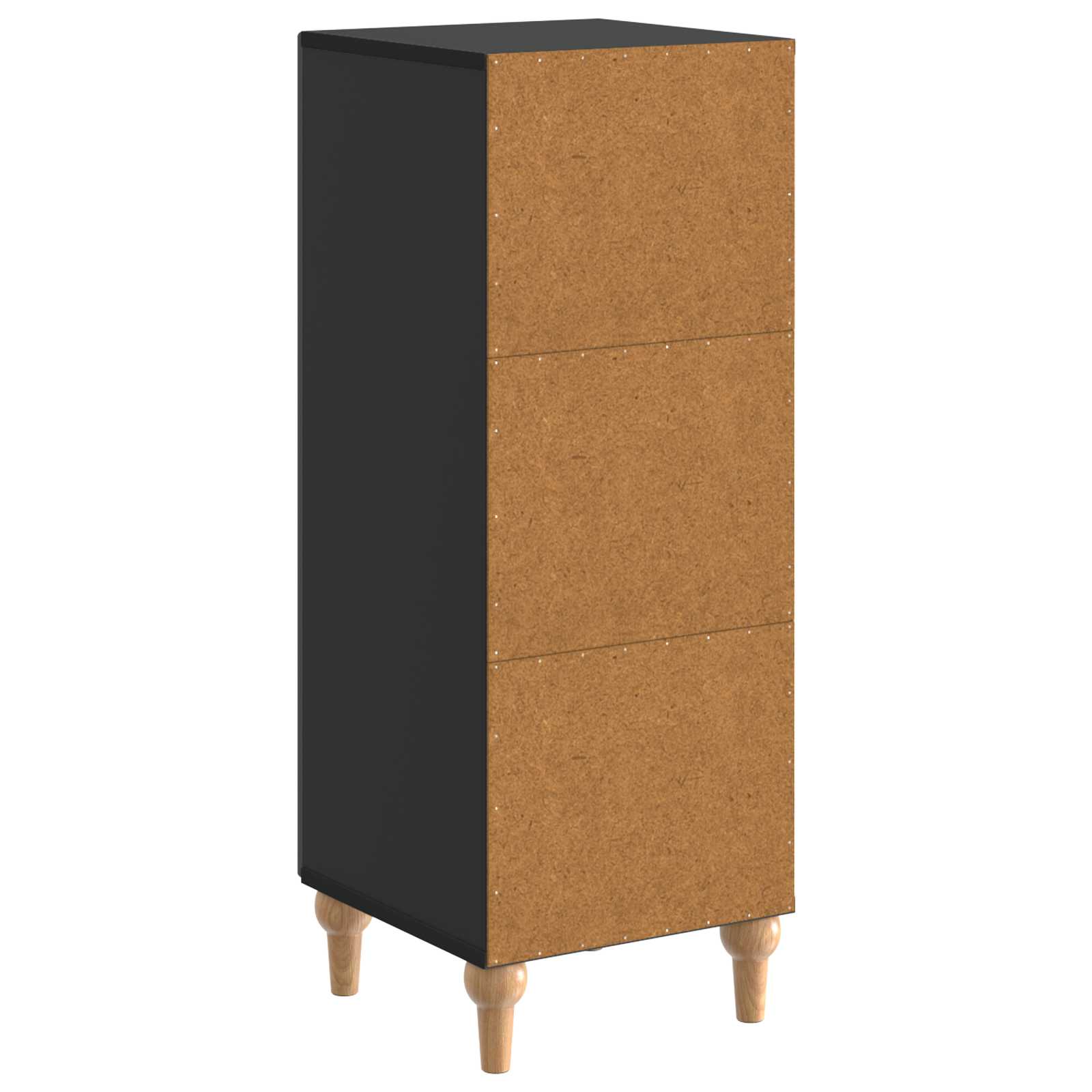 Buffet Noir 33 x 34,5 x 90 cm Bois d'ingénierie - XIOS