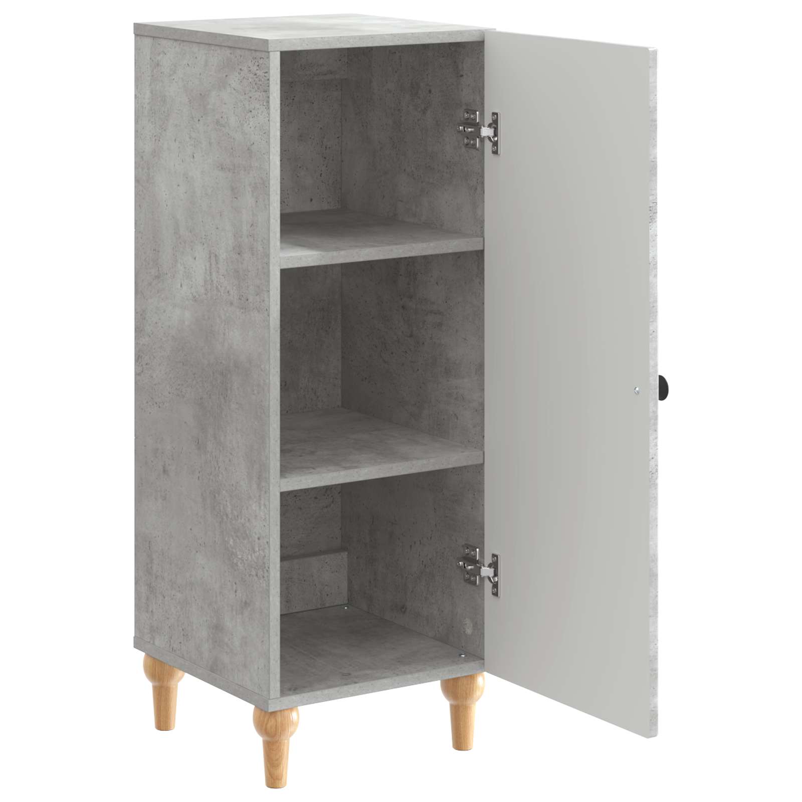 Buffet Gris béton 33 x 34,5 x 90 cm Bois d'ingénierie - XIOS