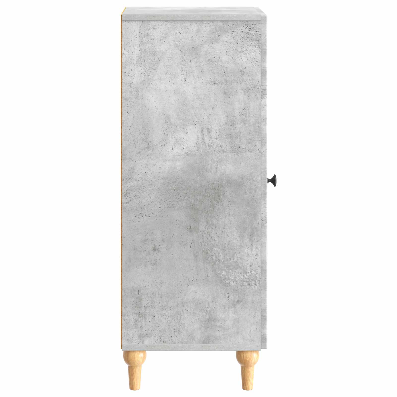 Buffet Gris béton 33 x 34,5 x 90 cm Bois d'ingénierie - XIOS