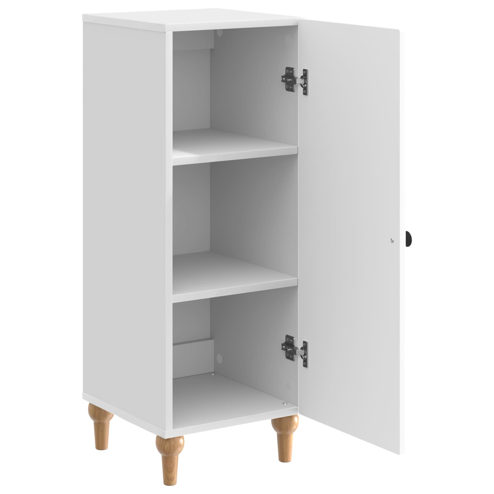 Buffet Blanc brillant 33 x 34,5 x 90 cm Bois d'ingénierie - XIOS